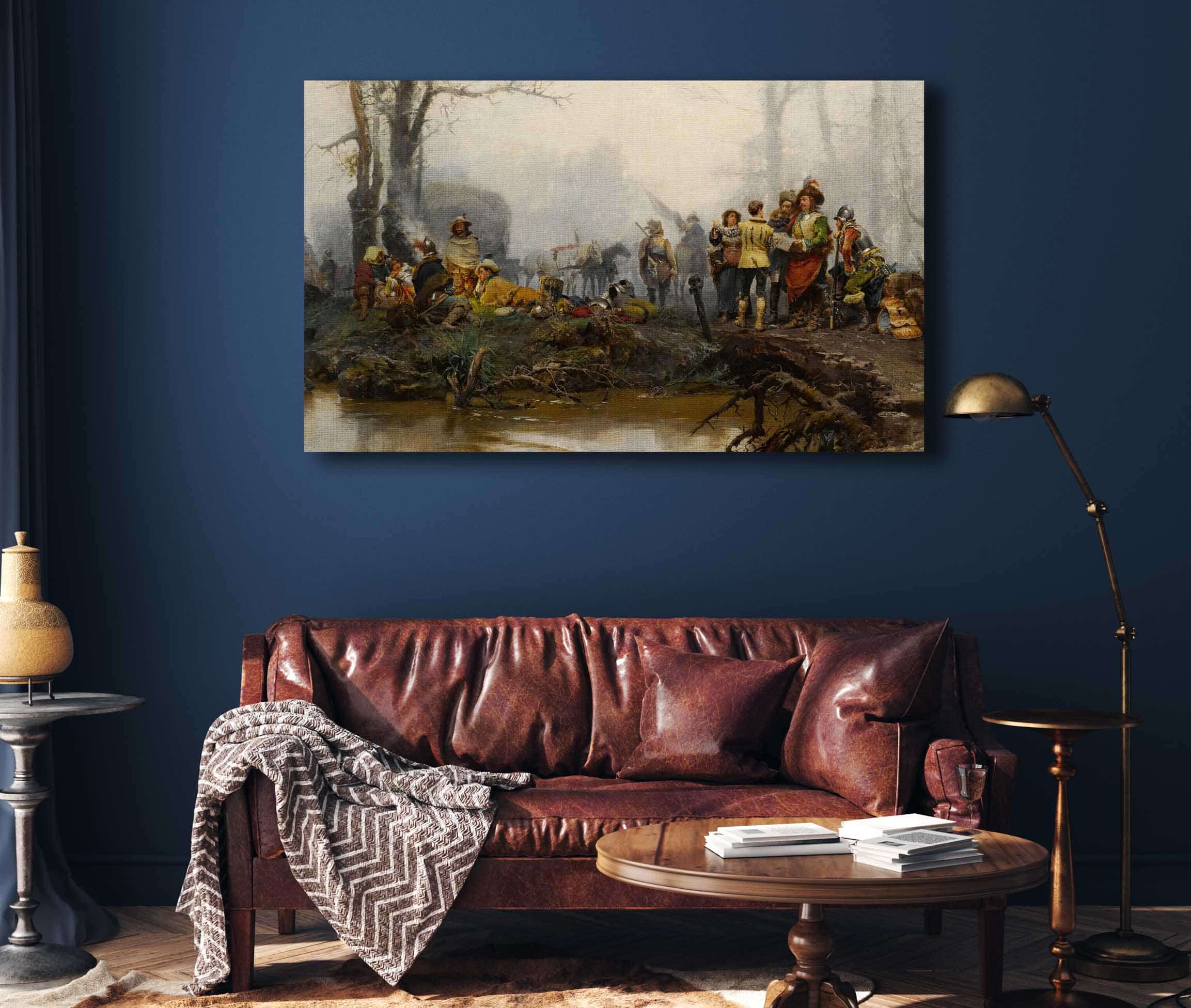 The Encampment by Cesare Auguste Detti - Image 4