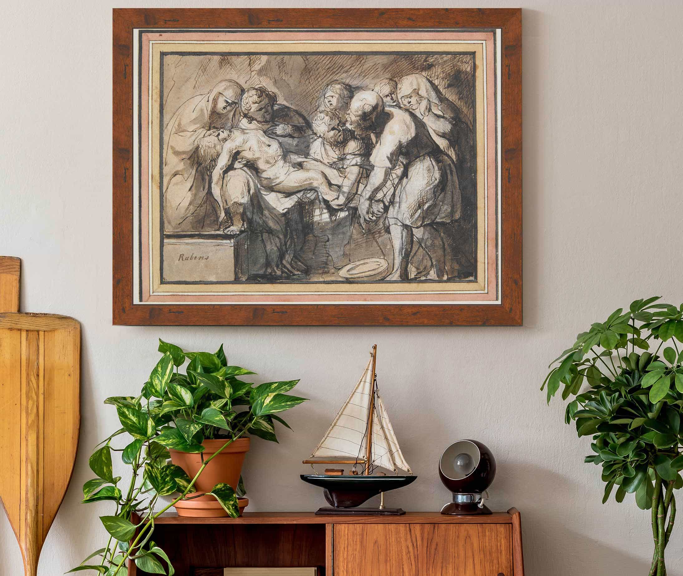The Entombment by Jacob Jordaens - Image 3