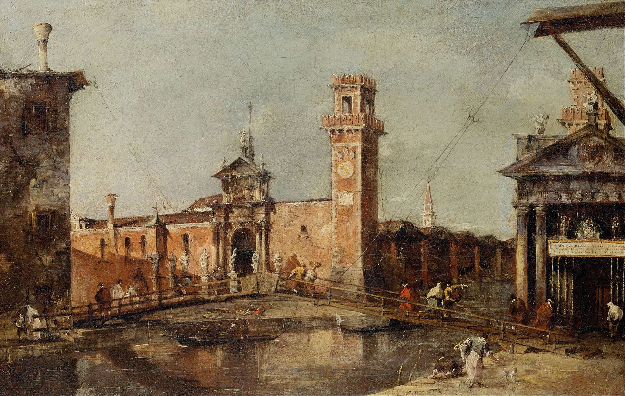 The Entrance To The Arsenal In Venice by Francesco Guardi - Image 2