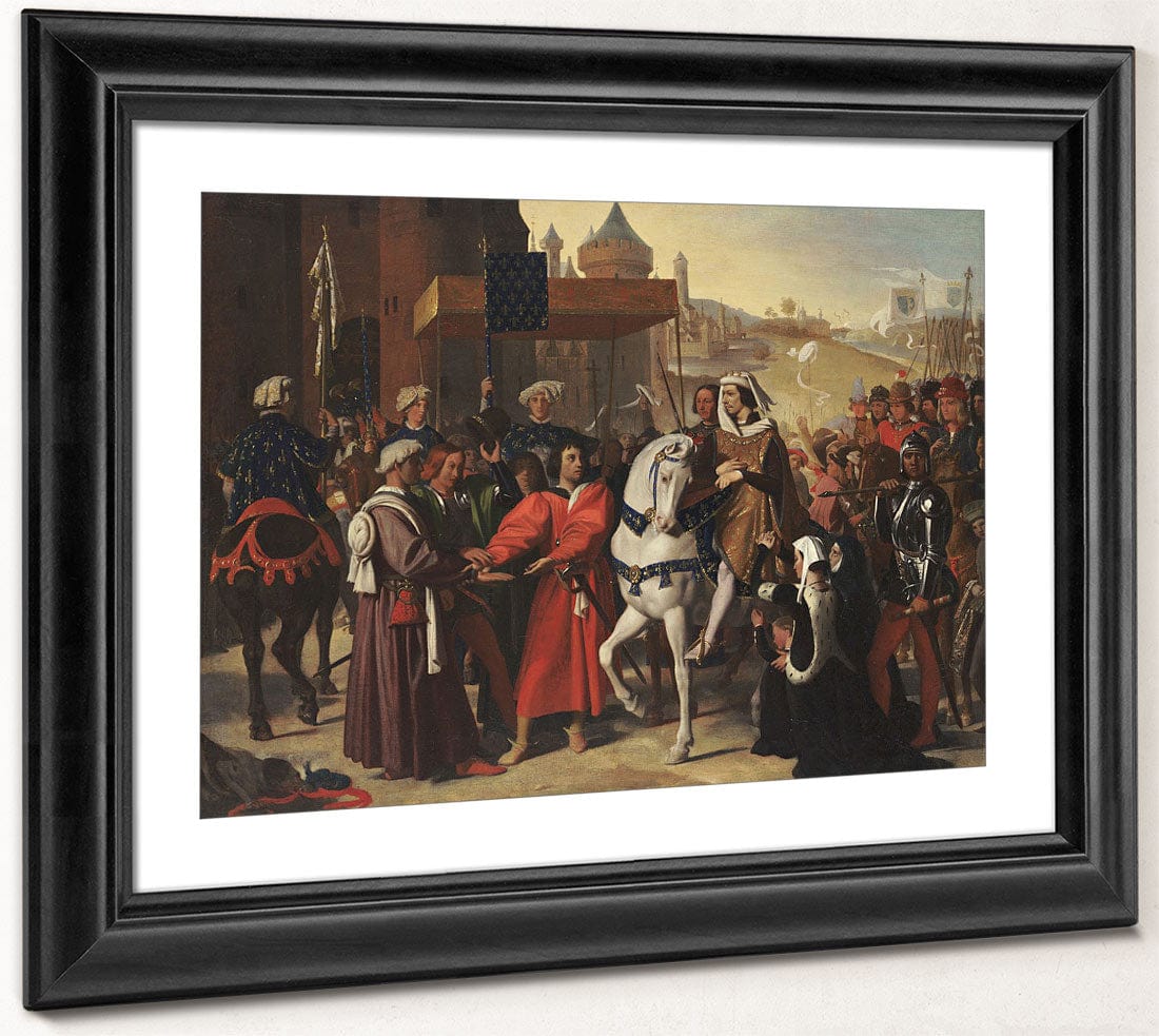 The Entry Into Paris Of The Dauphin, Later Charles V By Jean Auguste Dominique Ingres - Image 2
