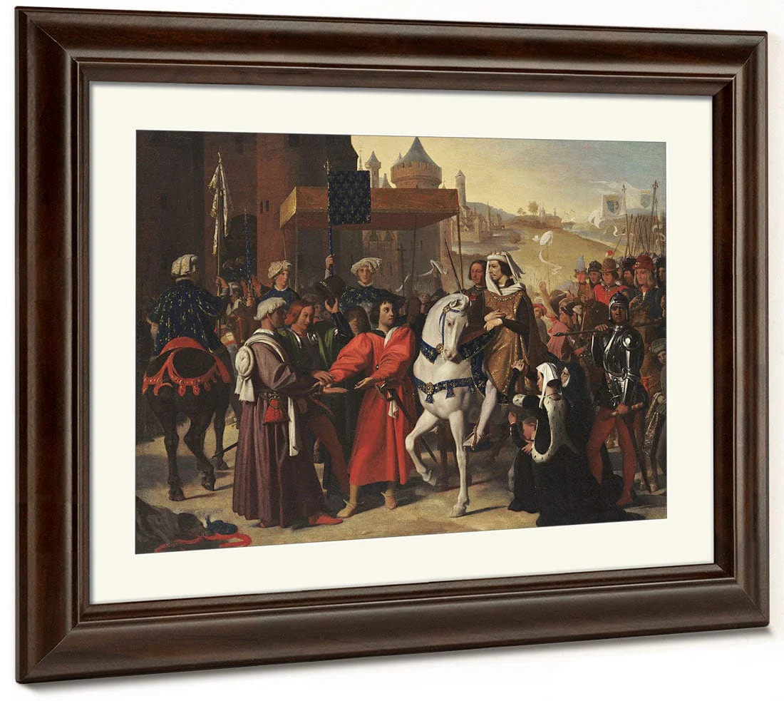 The Entry Into Paris Of The Dauphin, Later Charles V By Jean Auguste Dominique Ingres - Image 3