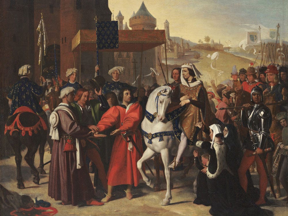 The Entry Into Paris Of The Dauphin, Later Charles V By Jean Auguste Dominique Ingres - Image 5