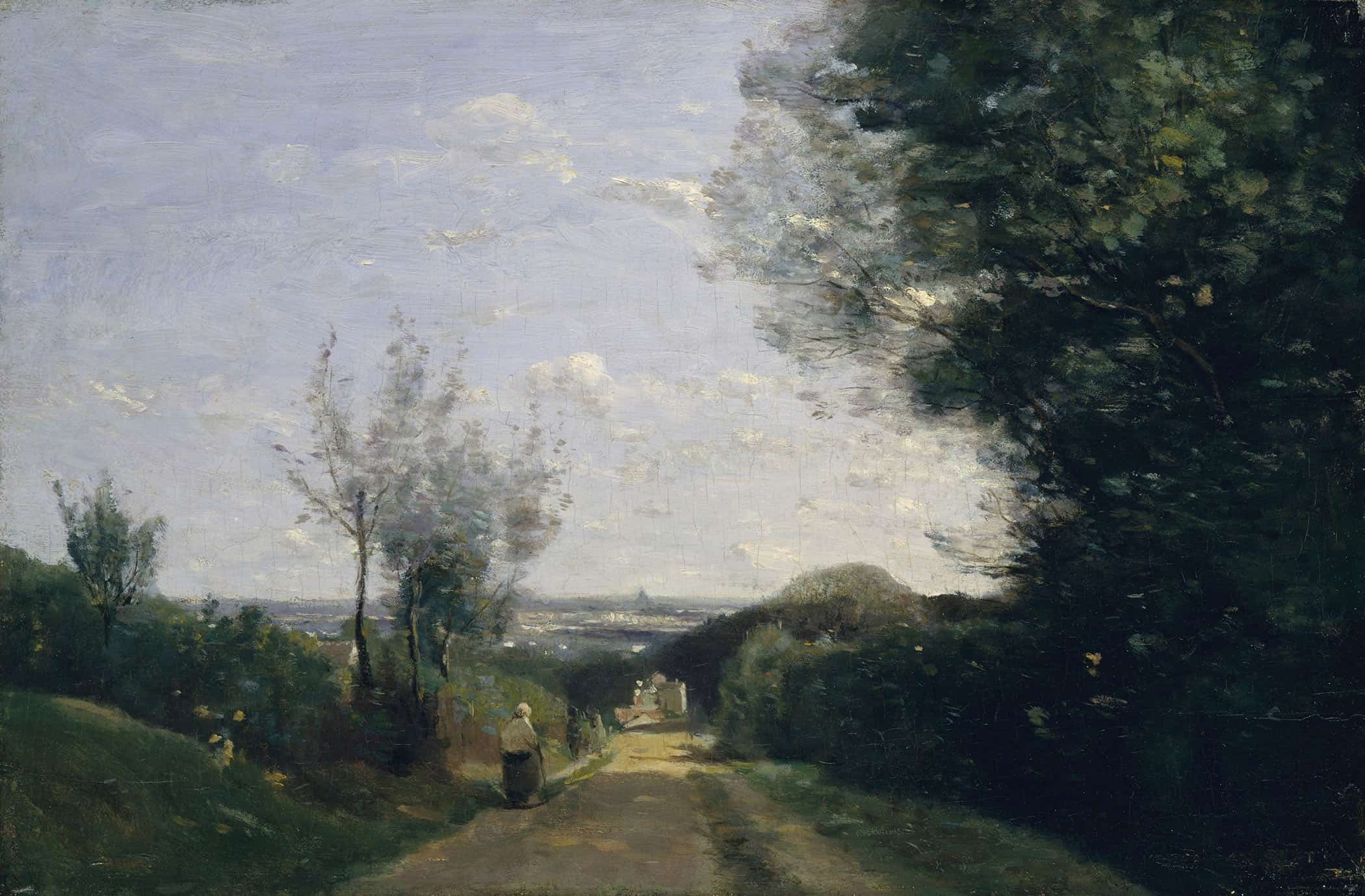The Environs Of Paris S by Jean Baptiste Camille Corot - Image 2