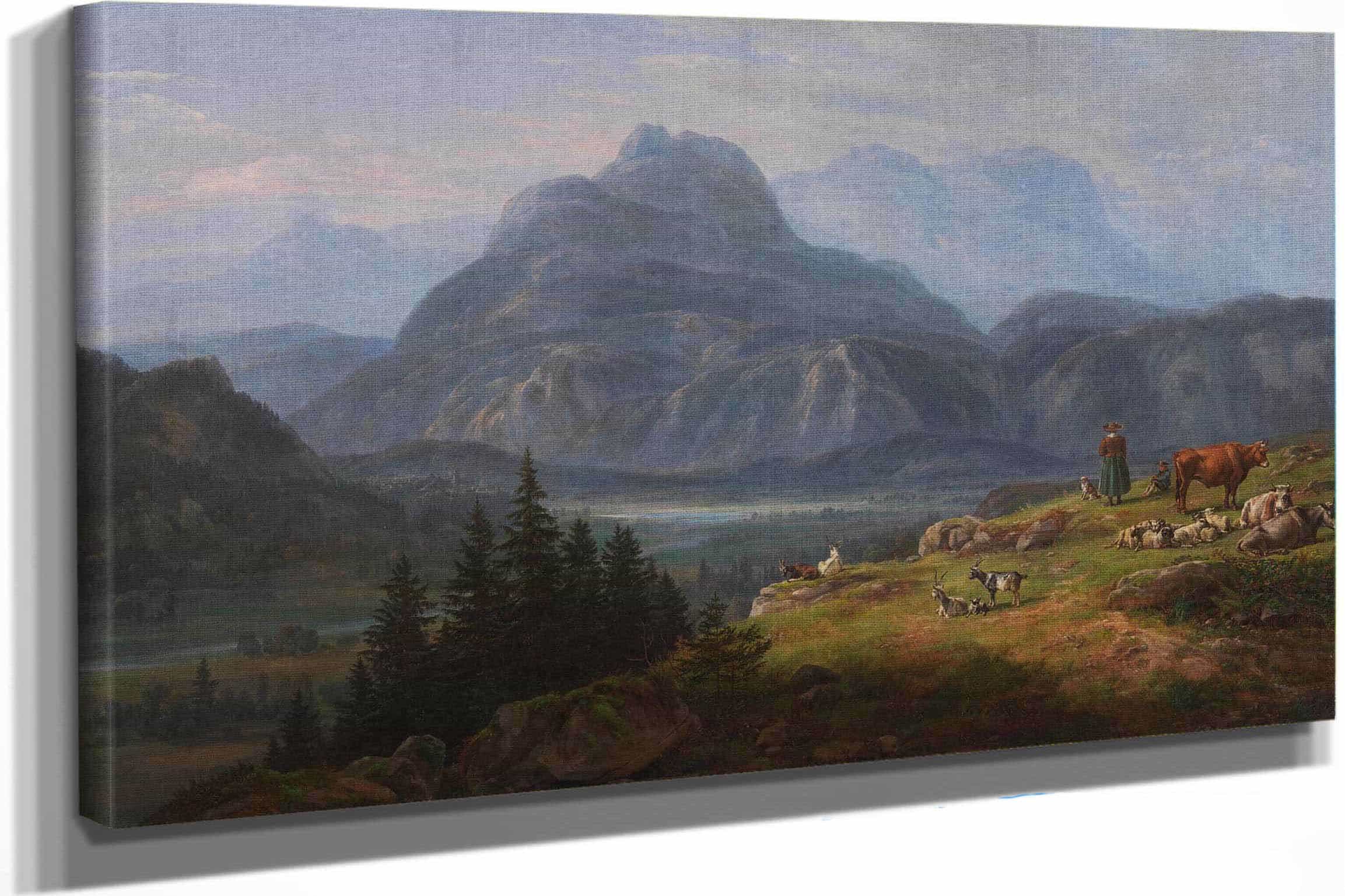 The Etsch Valley Near Roveredo by Johan Christian Dahl