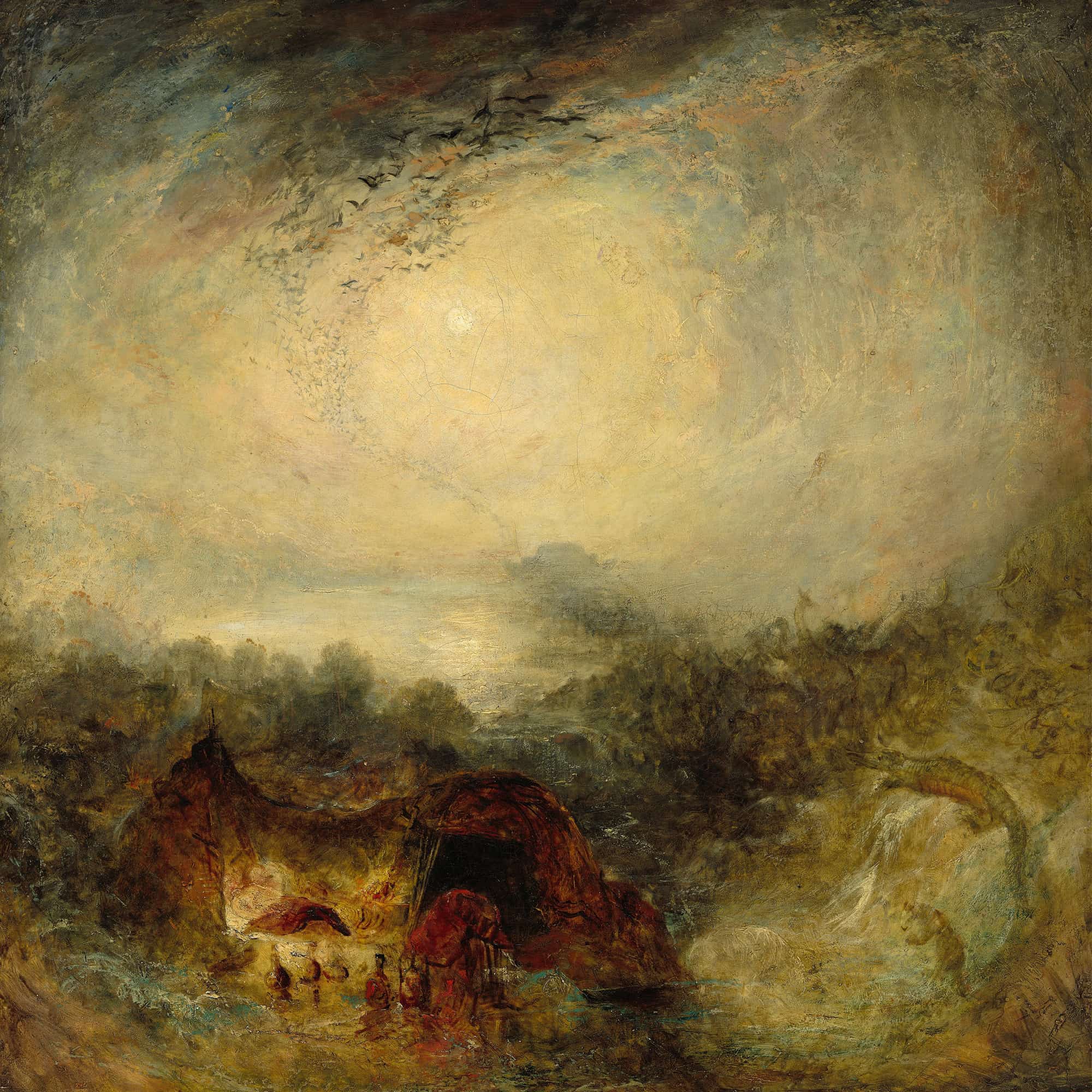 The Evening Of The Deluge by Joseph Mallord William Turner - Image 4