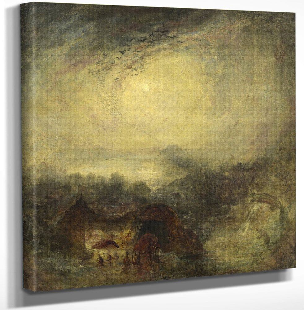 The Evening Of The Deluge By Joseph Mallord William Turner