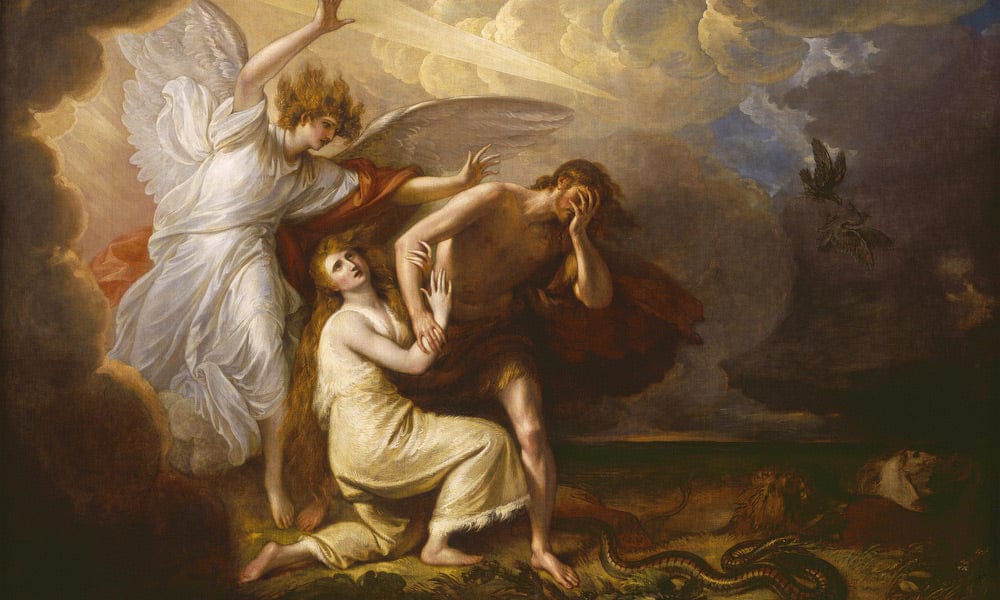The Expulsion Of Adam And Eve From Paradise By Benjamin West - Image 7