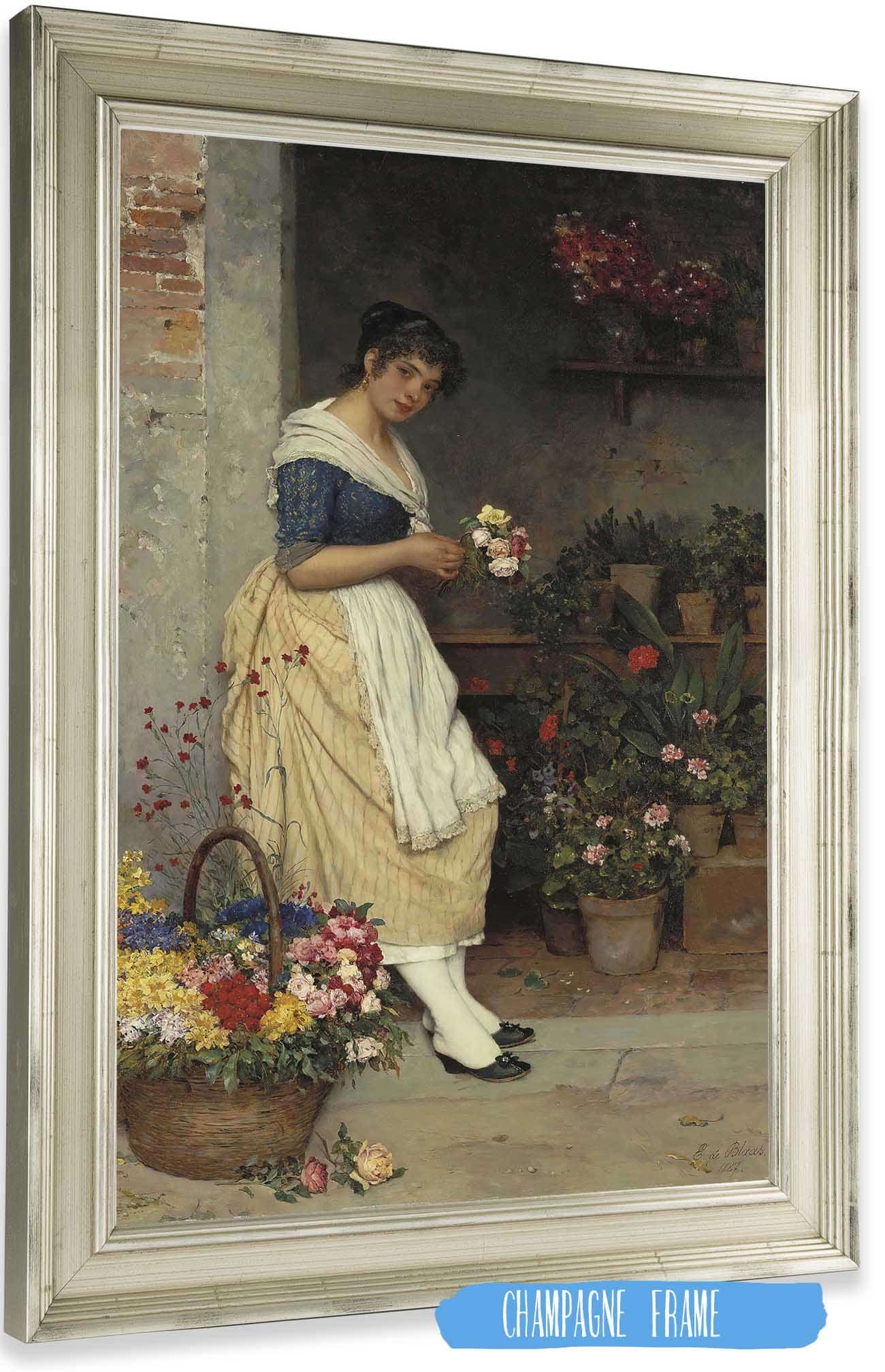 The Fairest Rose by Eugen Von Blaas