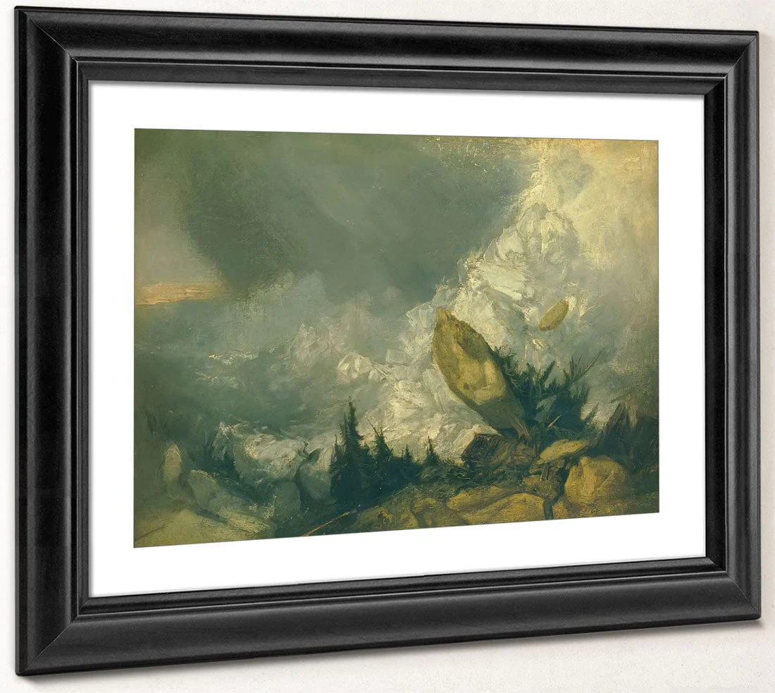 The Fall Of An Avalance In The Grisons By Jwm Turner - Image 4
