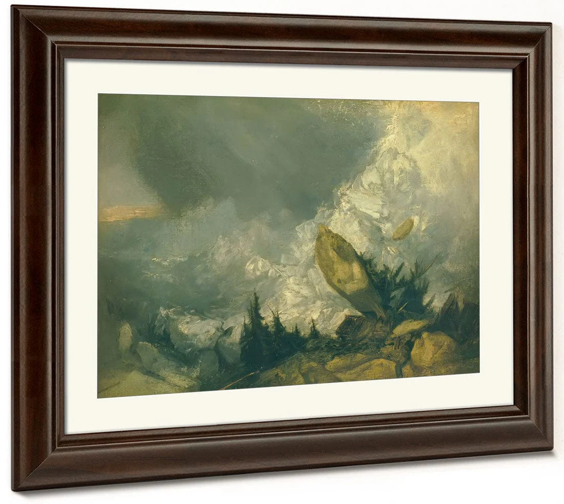 The Fall Of An Avalance In The Grisons By Jwm Turner - Image 5