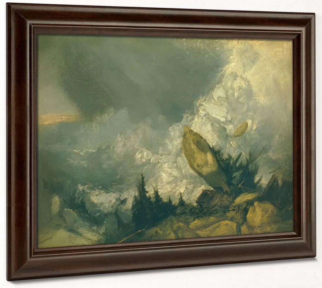 The Fall Of An Avalance In The Grisons By Jwm Turner - Image 6