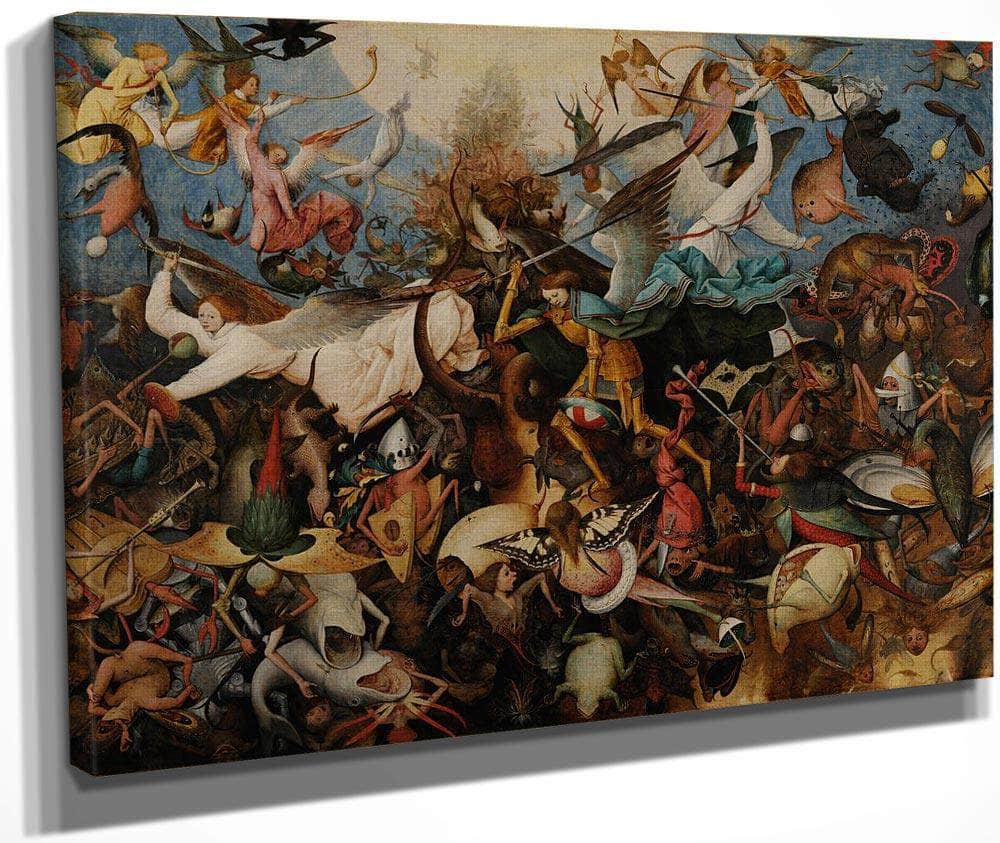 The Fall Of The Rebel Angels 1562 117X162Cm Royal Museums Of Fine Arts In Belgium By The Elder