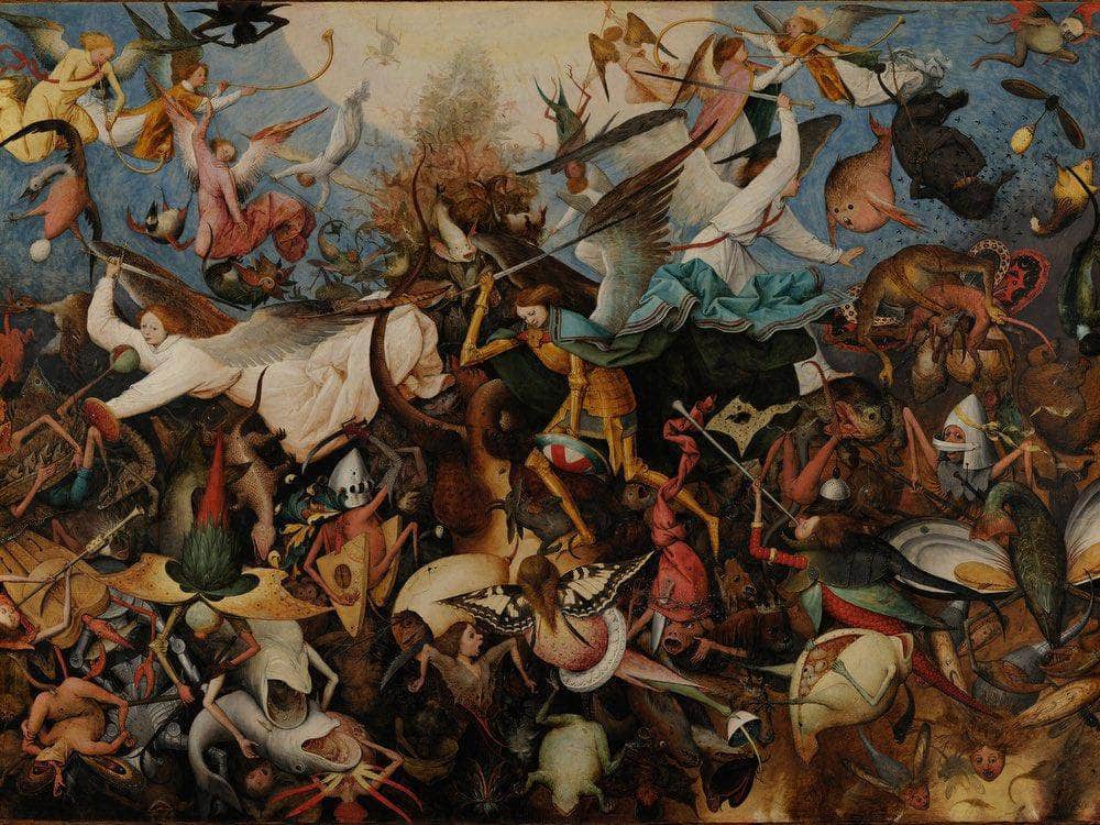 The Fall Of The Rebel Angels 1562 117X162Cm Royal Museums Of Fine Arts In Belgium By The Elder - Image 7