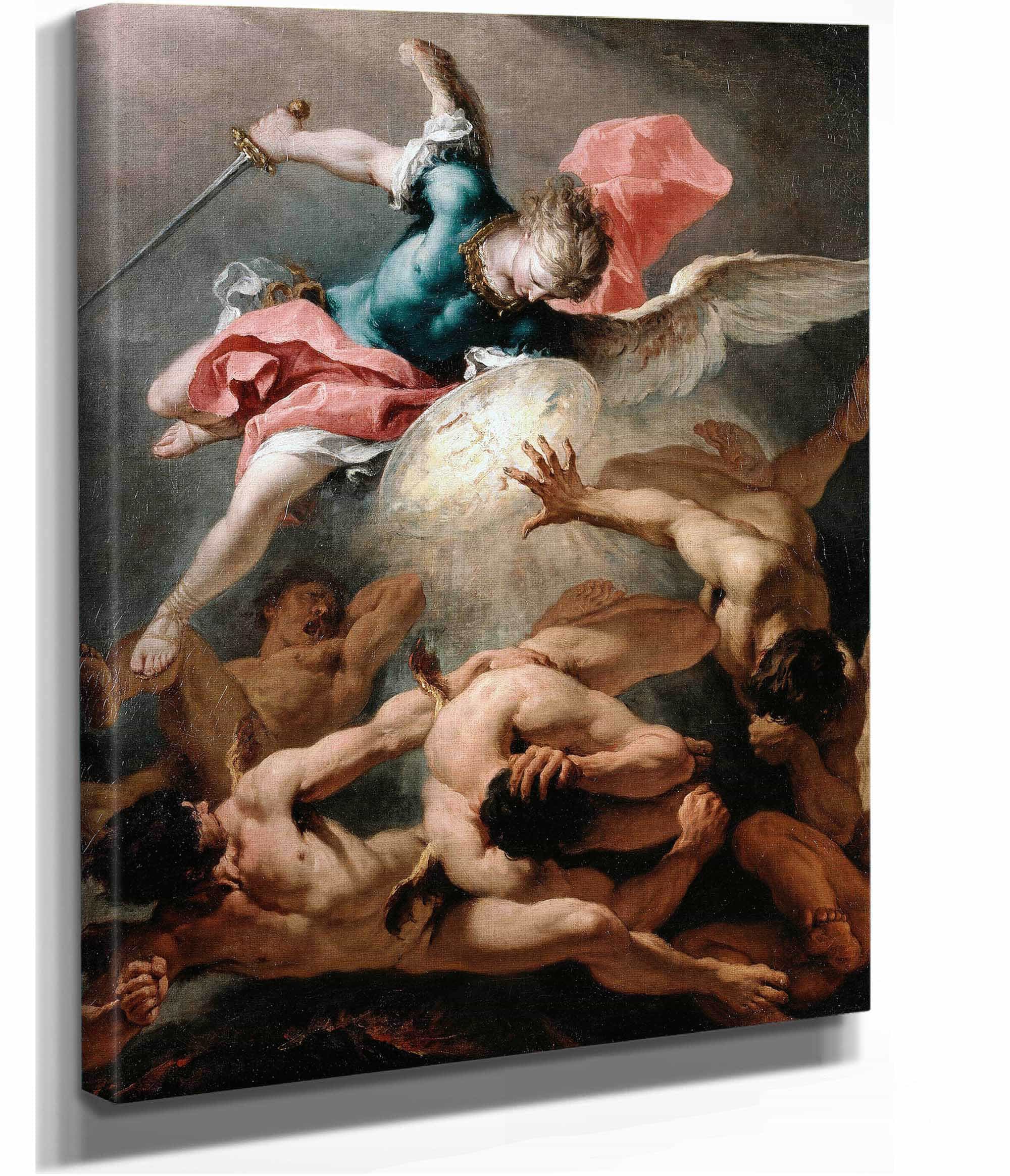 The Fall Of The Rebel Angels by Sebastiano Ricci - Image 2