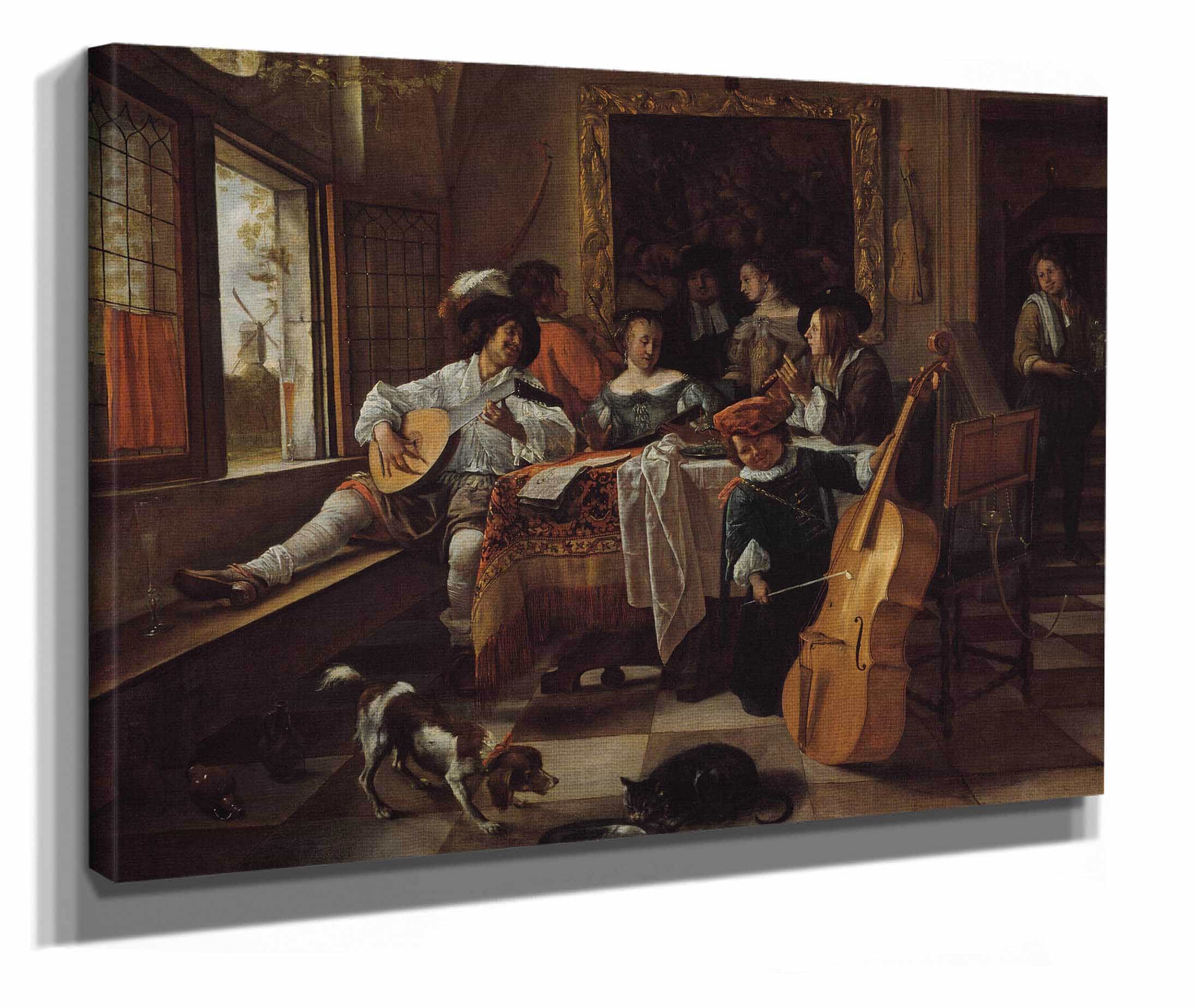 The Family Concert by Jan Steen - Image 2