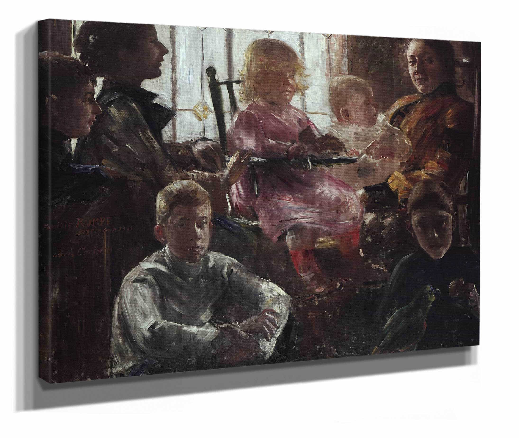 The Family Of The Painter Fritz Rumpf by Lovis Corinth - Image 2