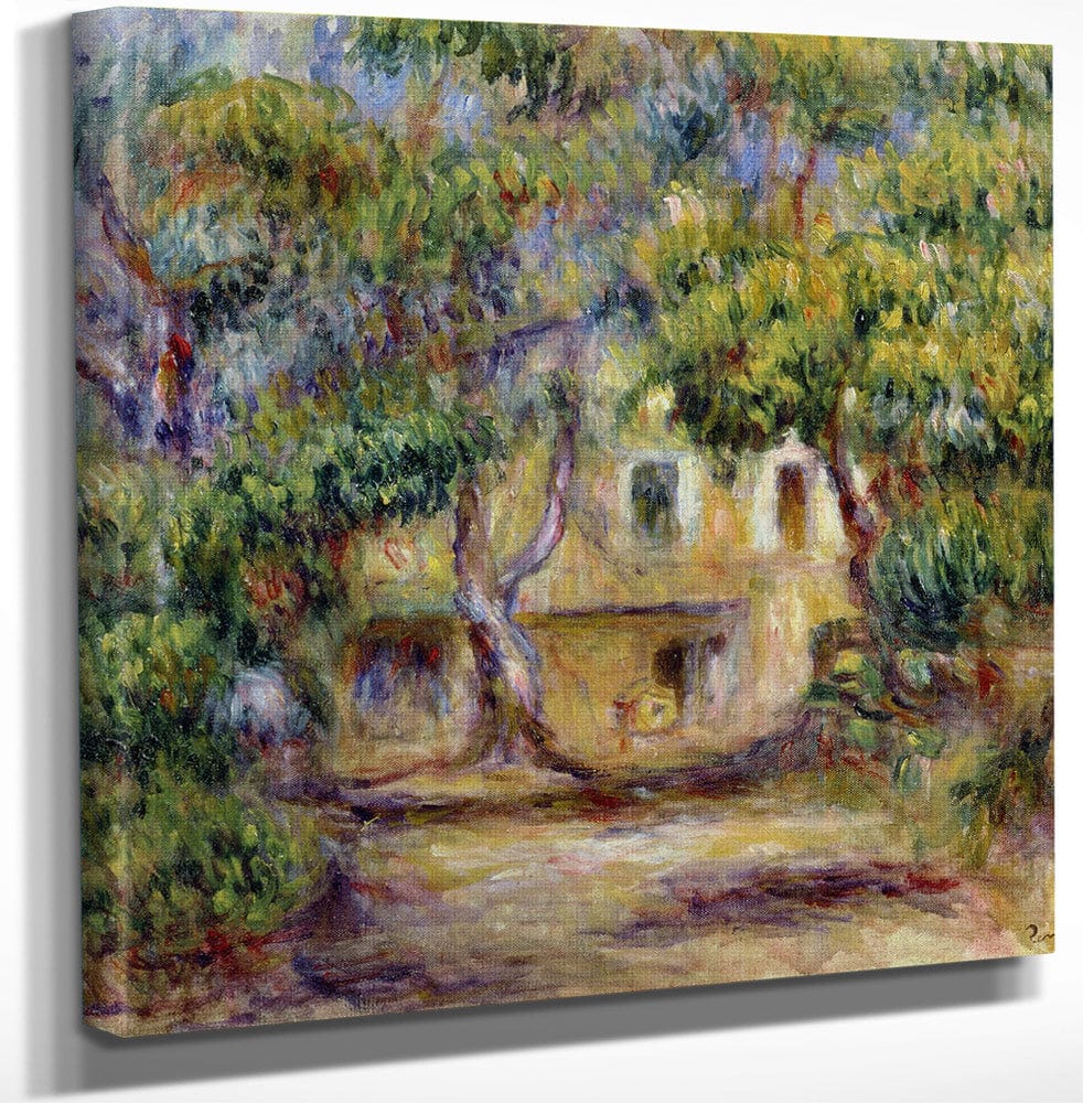 The Farm At Les Collettes By Pierre Auguste Renoir