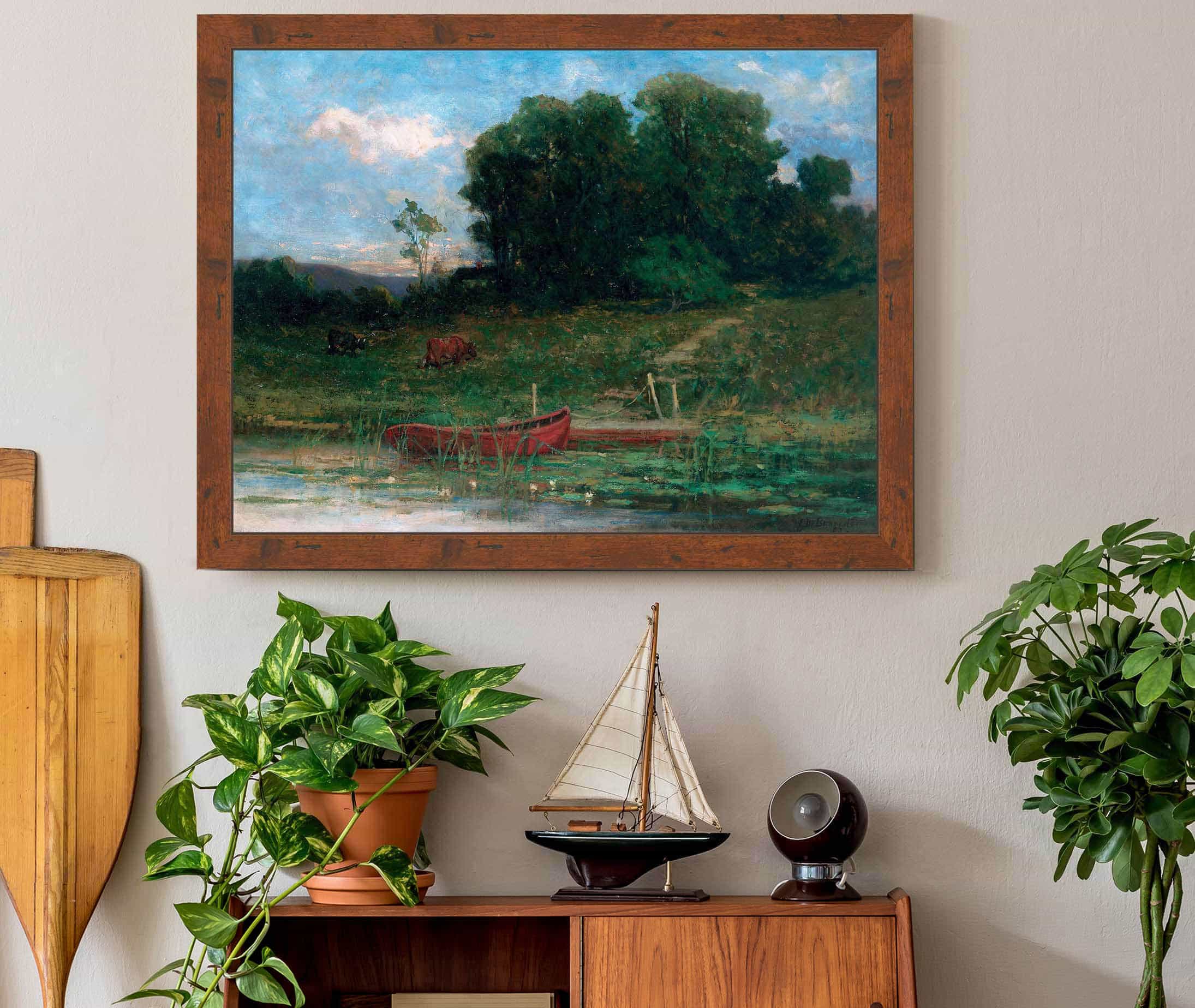 The Farm Landing by Edward Mitchell Bannister - Image 3