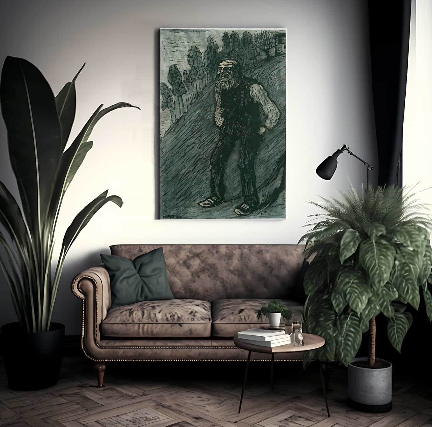 The Farmer By Nicolai Astrup - Image 2