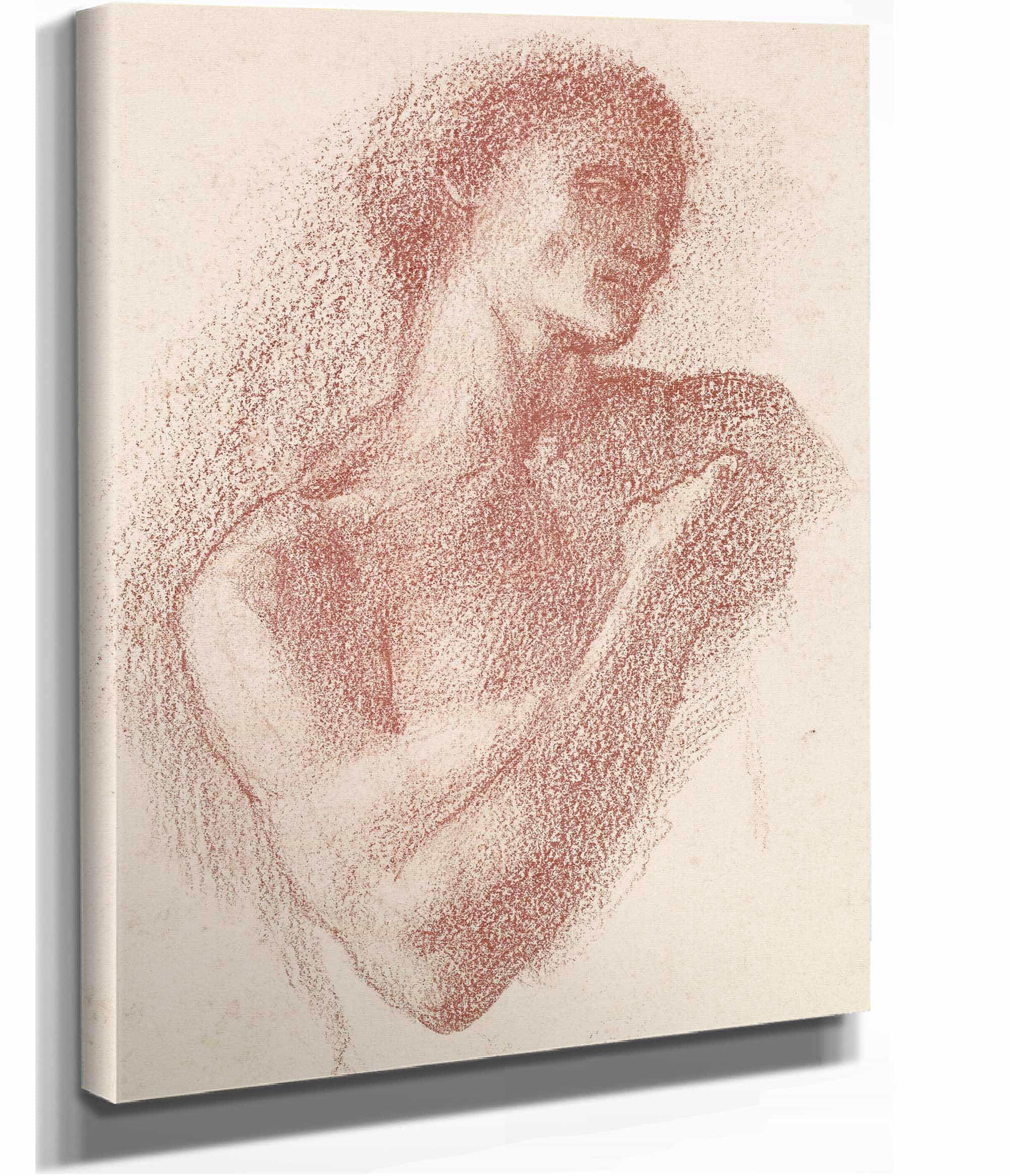 The Fates Study Of The Male Lover by Sir Edward Coley Burne Jones - Image 2