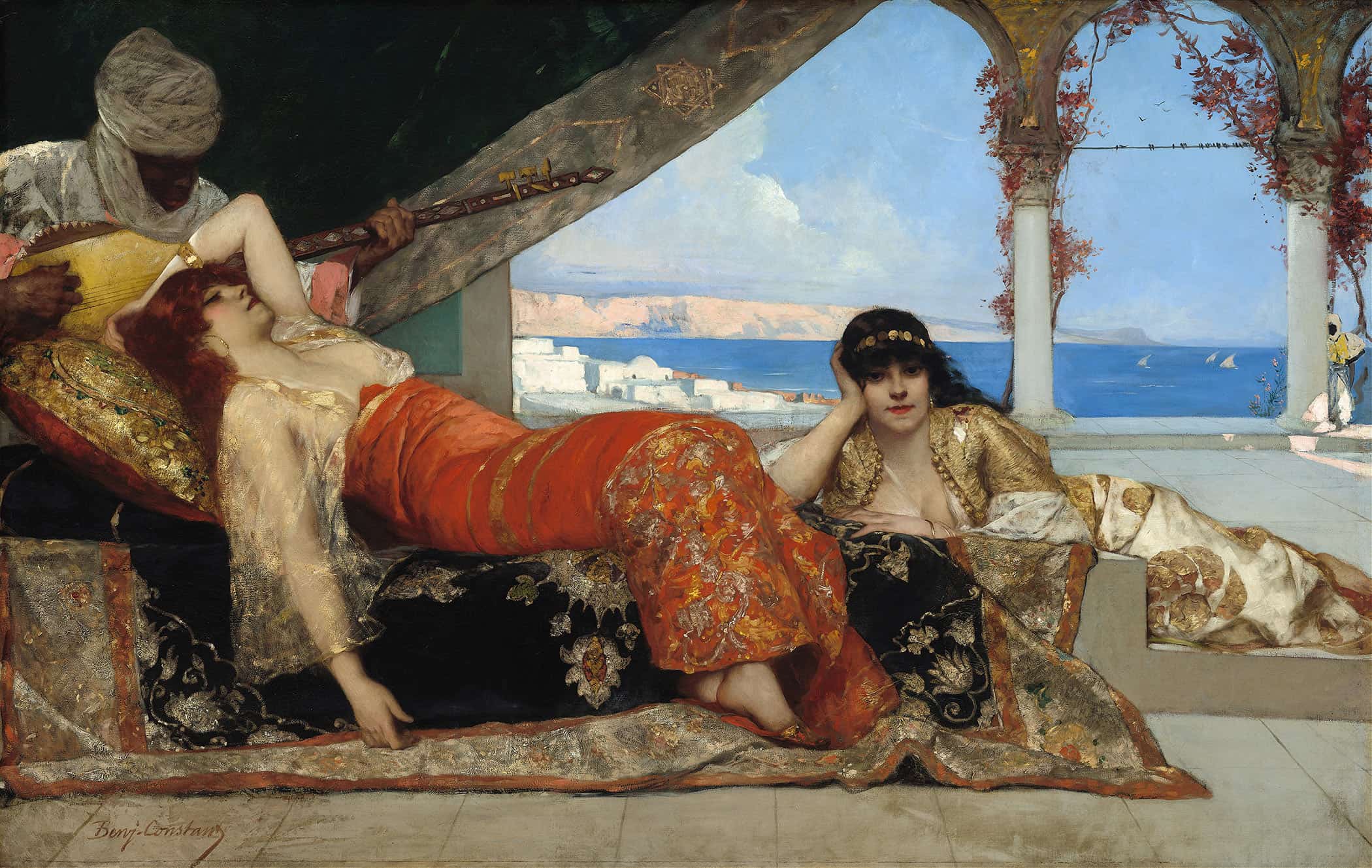 The Favorite Of The Emir by Jean Joseph Benjamin Constant - Image 2