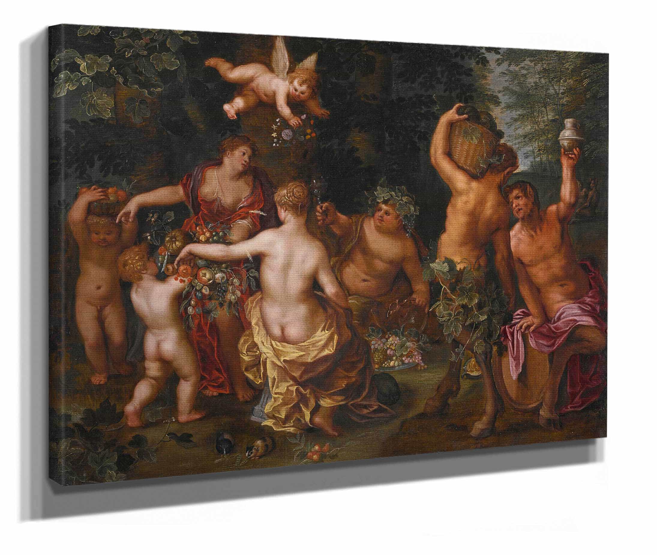 The Feast Of Bacchus by Jan Brueghel The Younger - Image 2