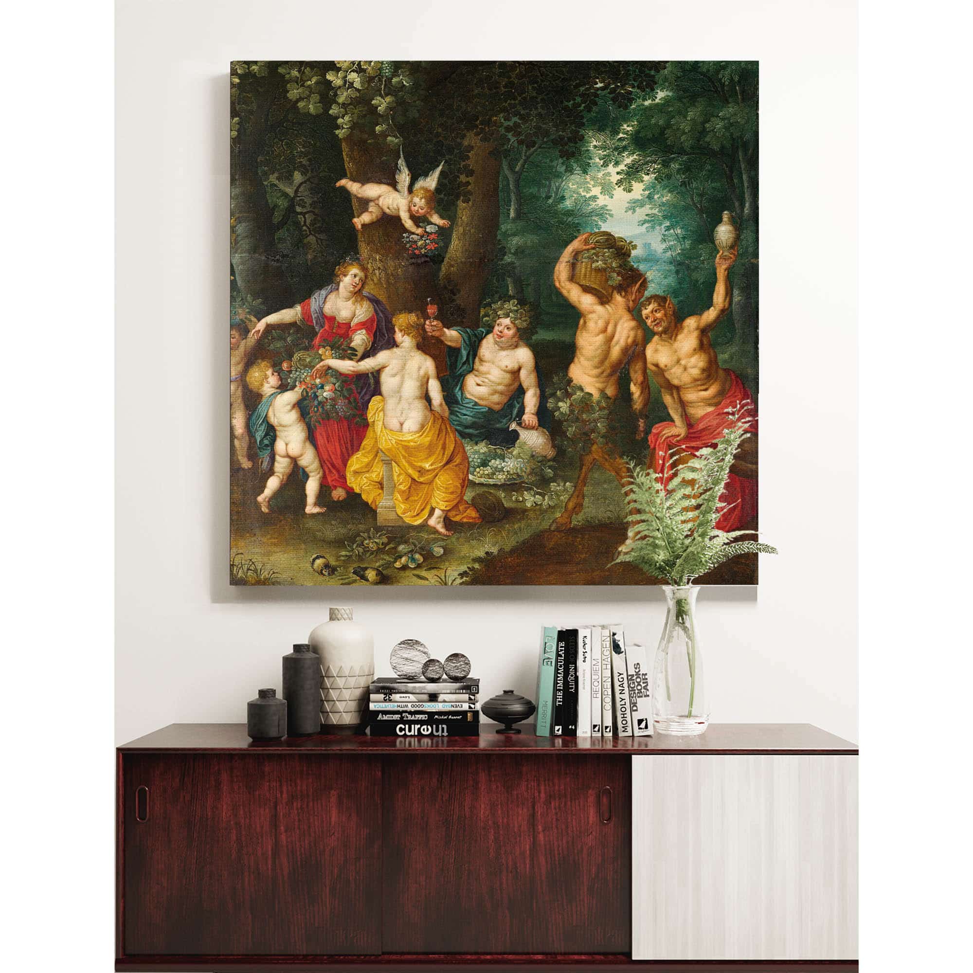 The Feast Of Bacchus Sine Cerere Et Baccho Friget Venus by Jan Brueghel The Younger - Image 5