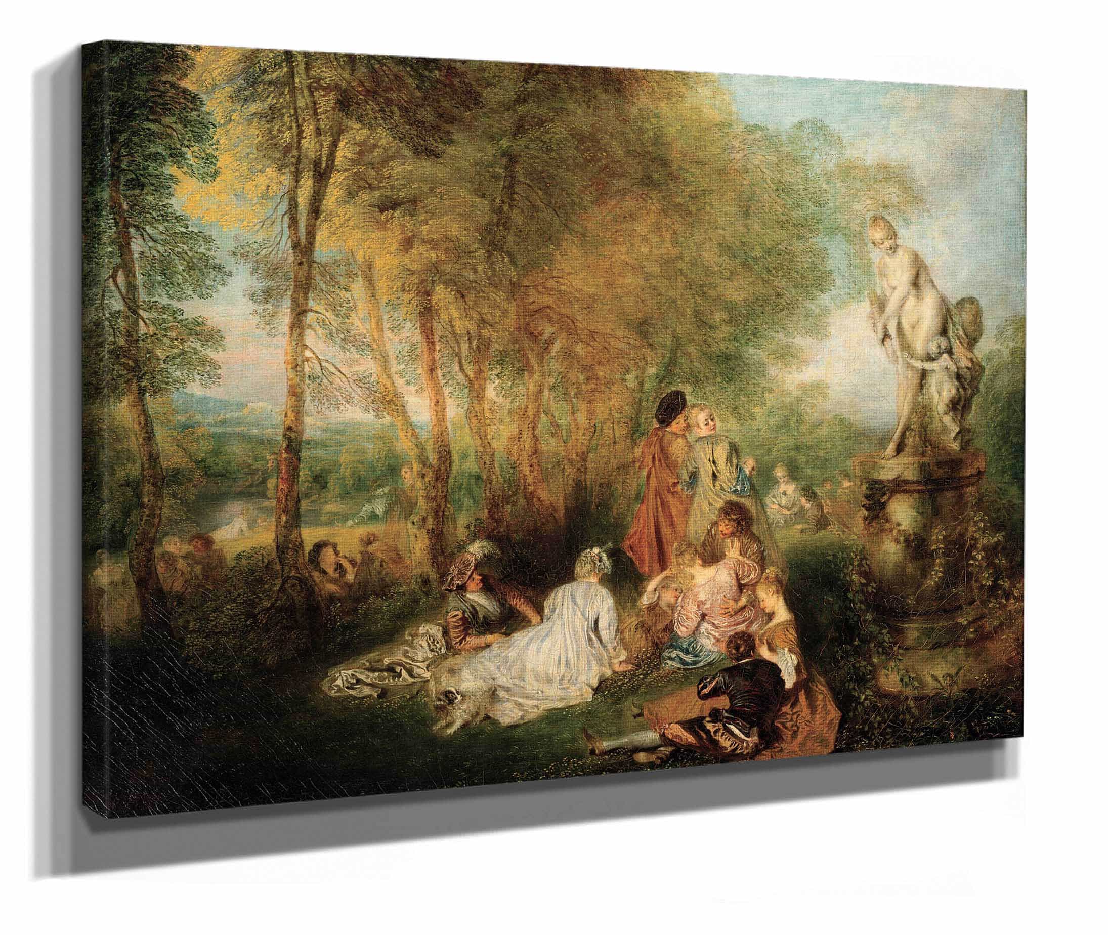 The Feast Of Love by Jean Antoine Watteau - Image 2