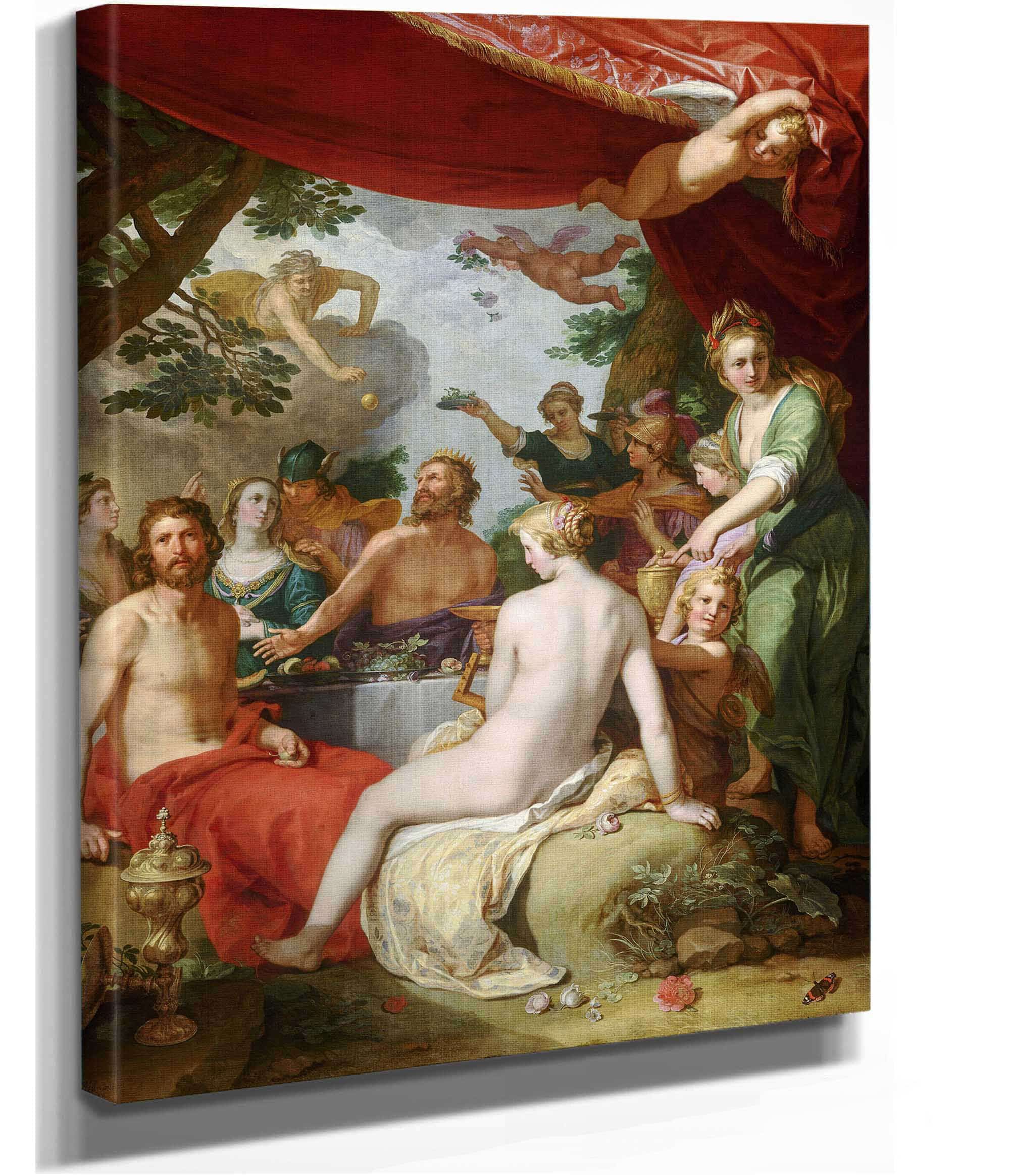 The Feast Of The Gods At The Wedding Of Peleus And Thetis by Abraham Bloemaert - Image 2