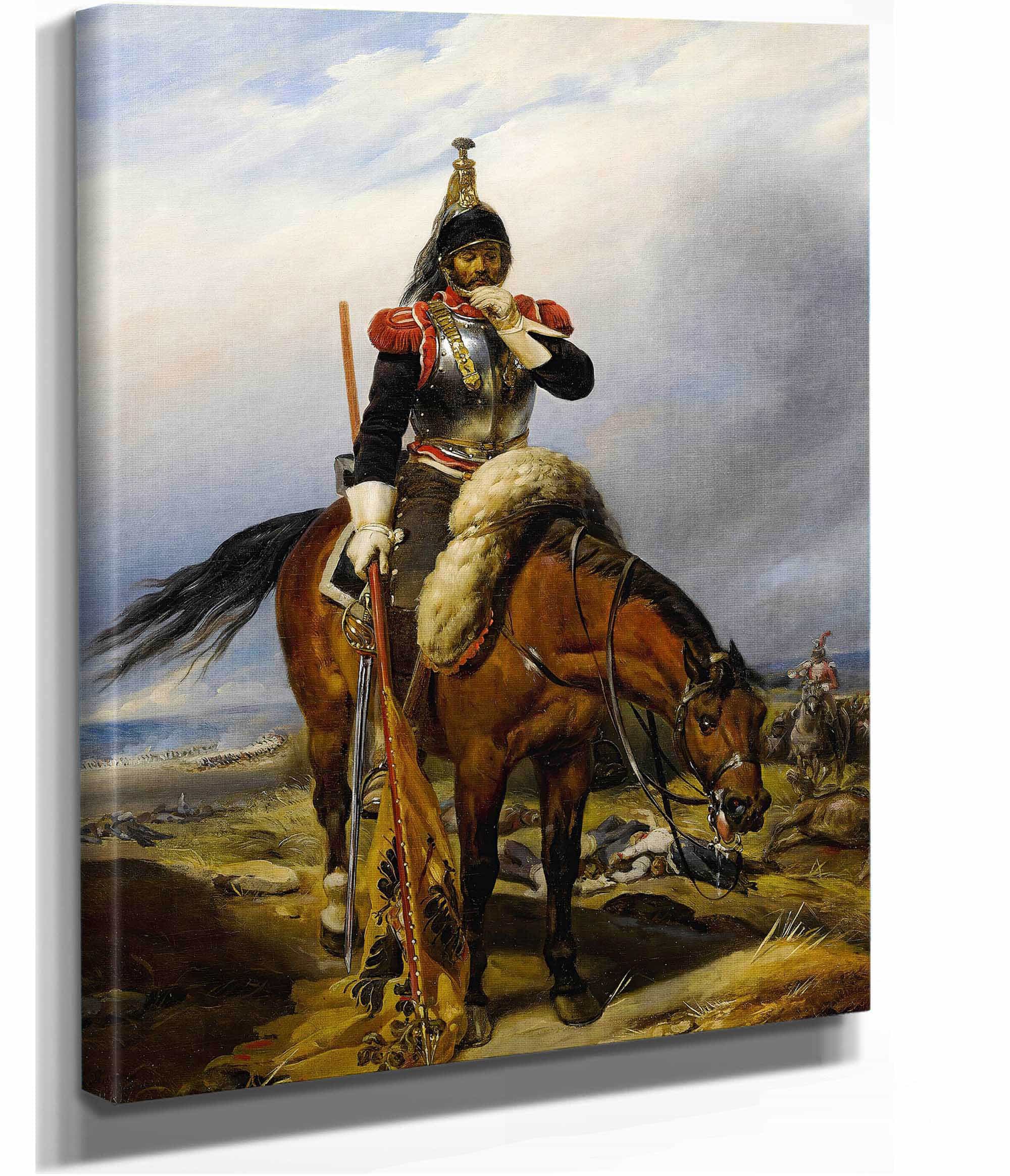 The Field Of Battle by Paul Delaroche - Image 2