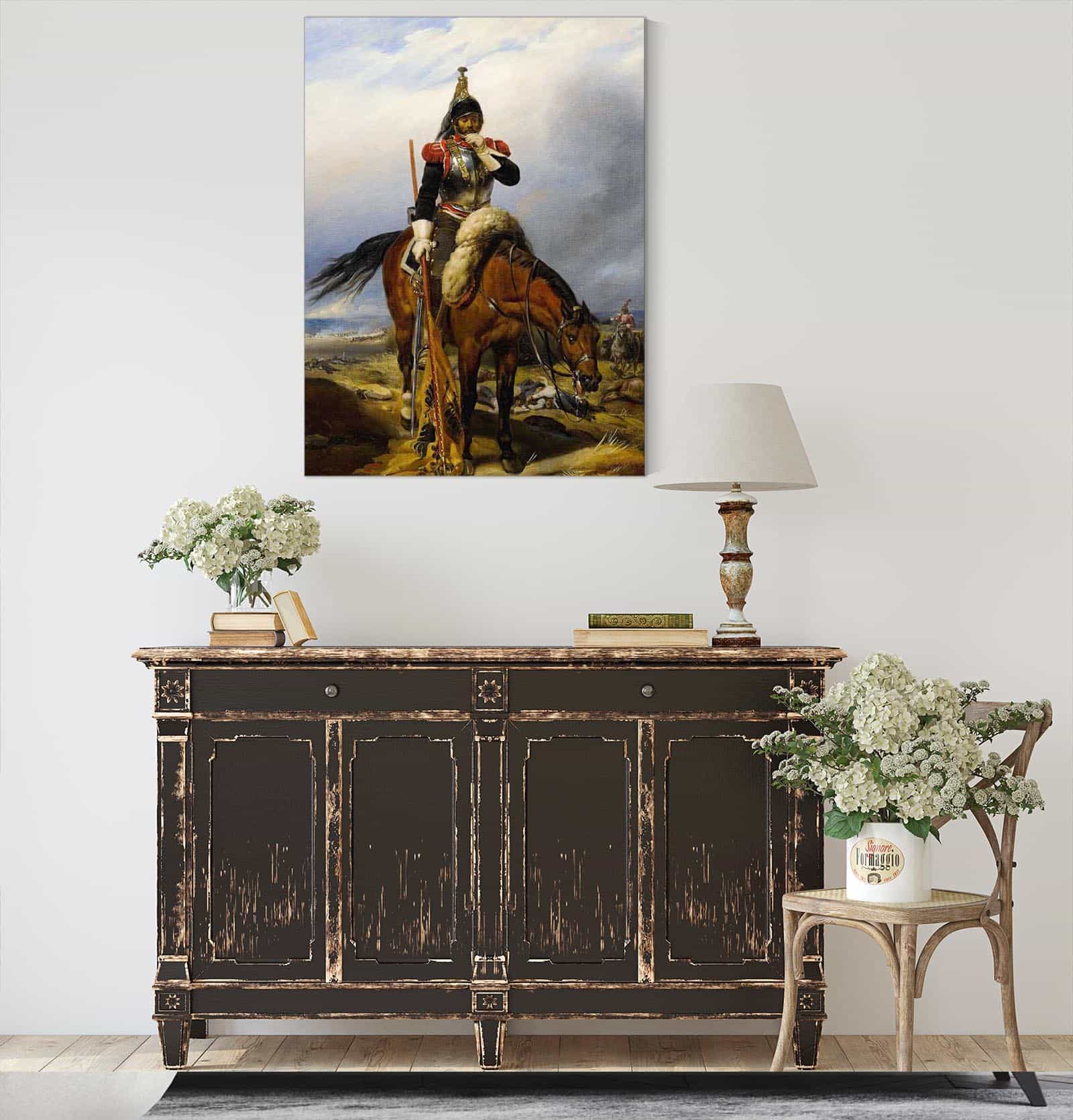 The Field Of Battle by Paul Delaroche - Image 4