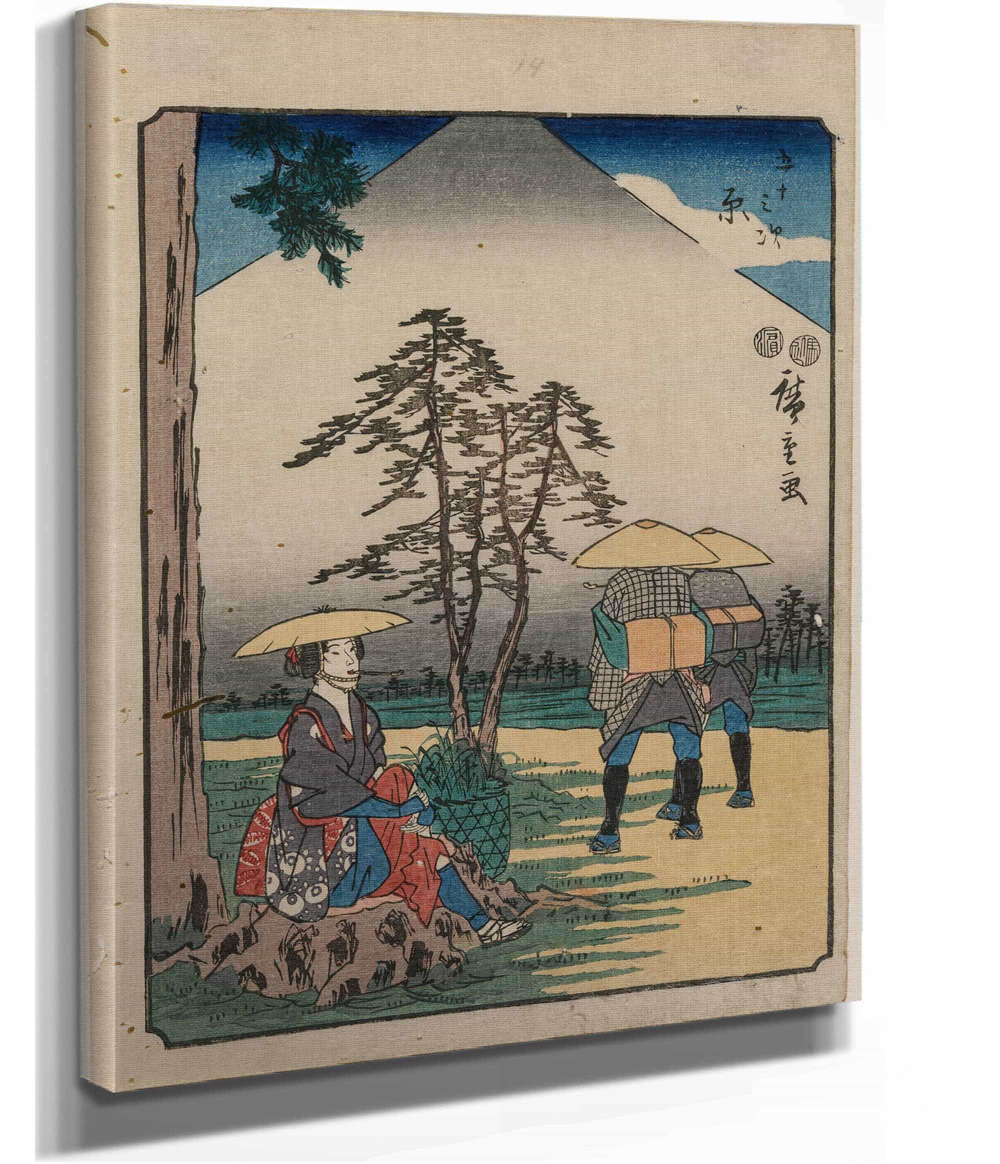 The Fifty Three Stations Of The Tokaido Hara by Ando Hiroshige - Image 2