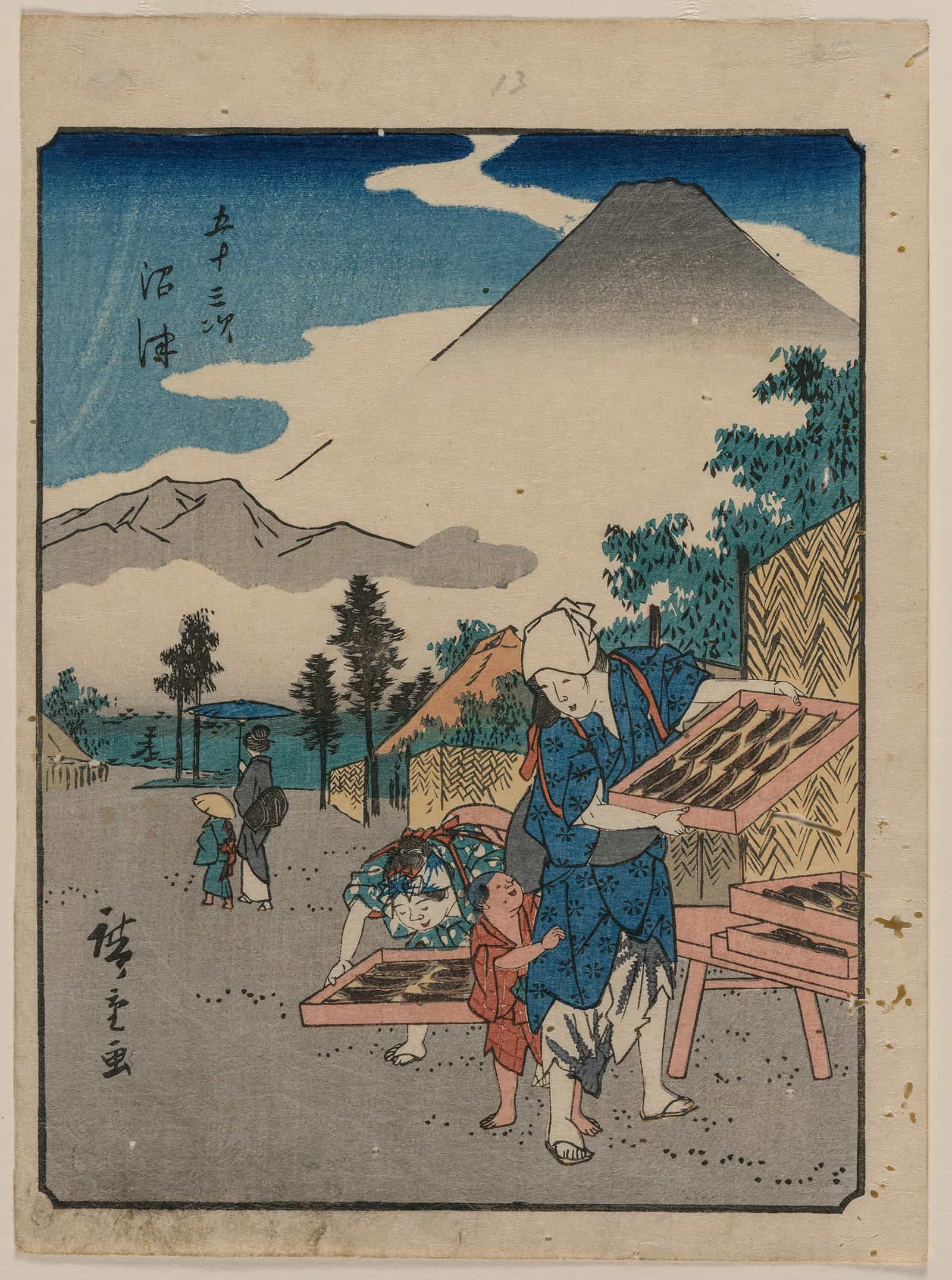 The Fifty Three Stations Of The Tokaido Numazu by Ando Hiroshige