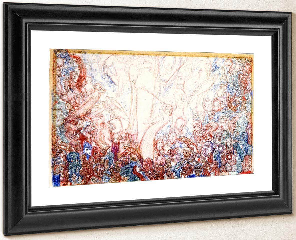 The Fight Of The Angels And The Demons By James Ensor - Image 2
