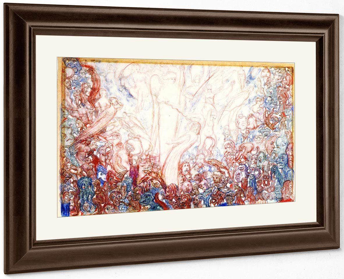 The Fight Of The Angels And The Demons By James Ensor - Image 4