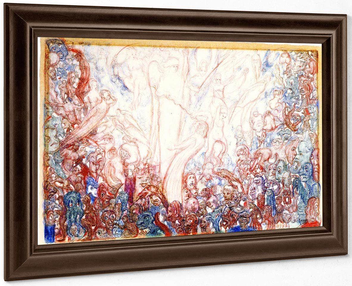 The Fight Of The Angels And The Demons By James Ensor - Image 5