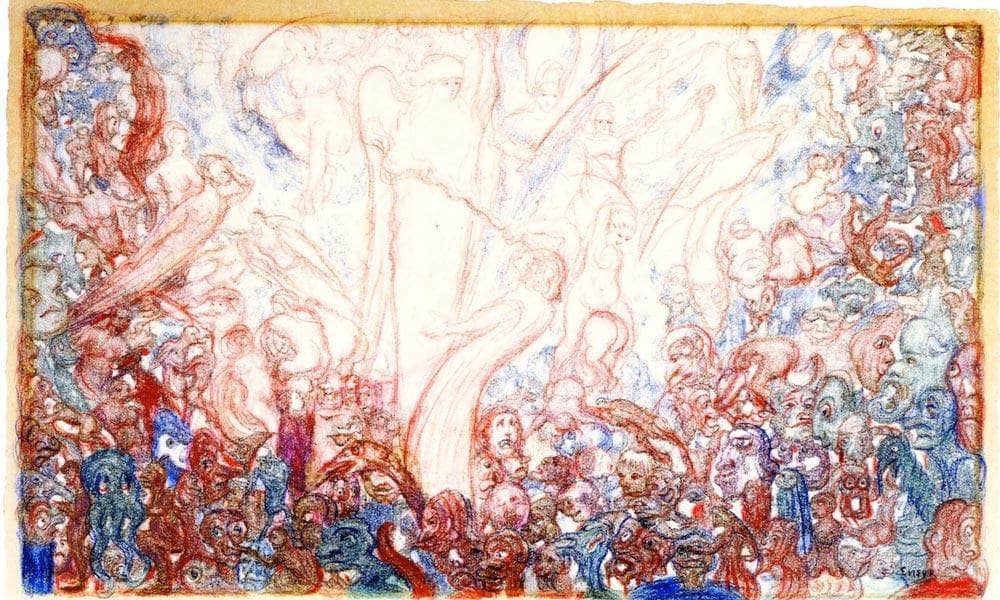The Fight Of The Angels And The Demons By James Ensor - Image 6