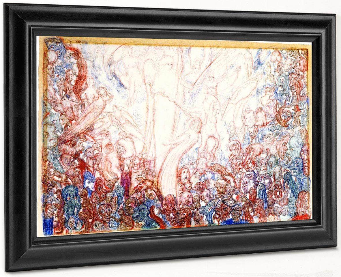 The Fight Of The Angels And The Demons By James Ensor - Image 7