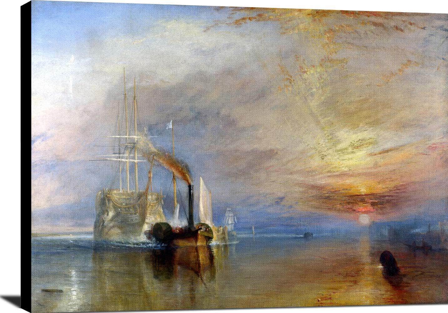 The Fighting Temeraire Painting Joseph Mw Turner Canvas Art - Image 2