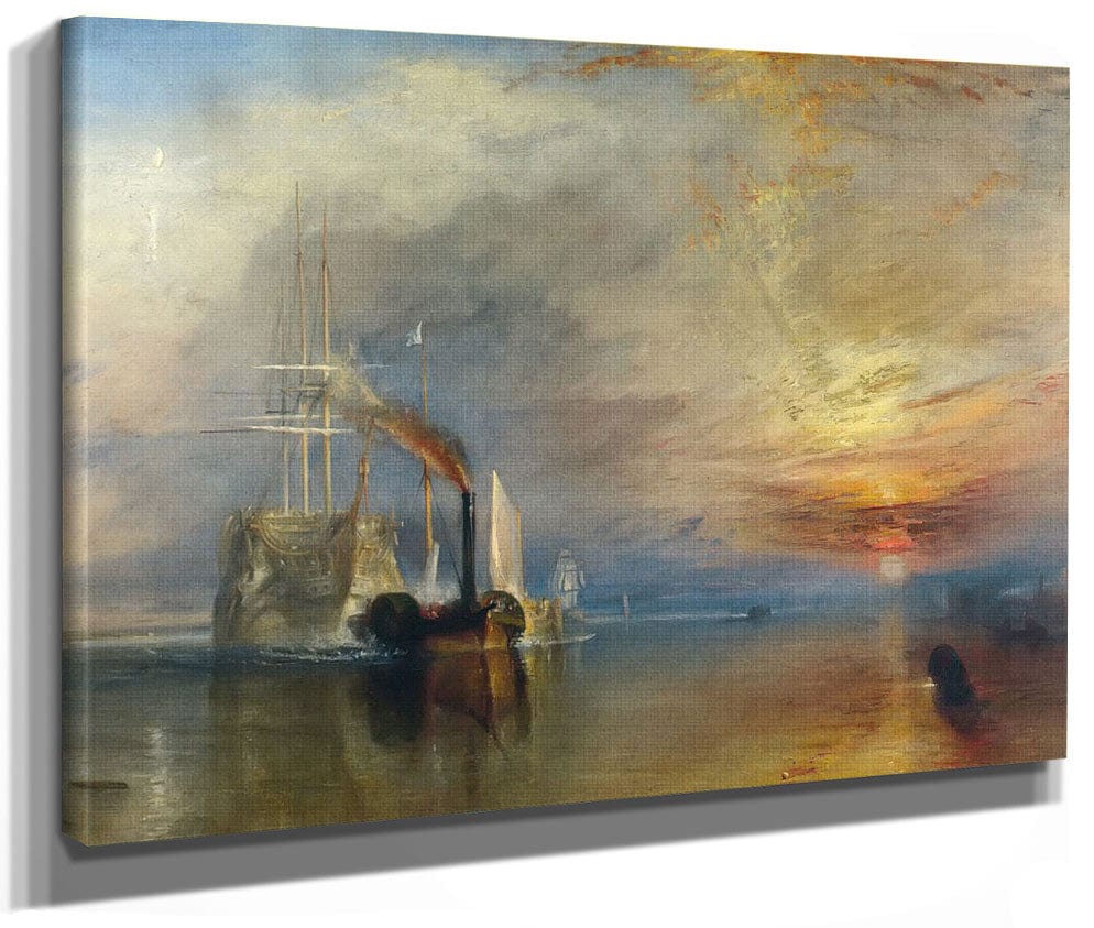 The Fighting Temeraire Tugged To Her Last Berth To Be Broken Up By Jwm Turner