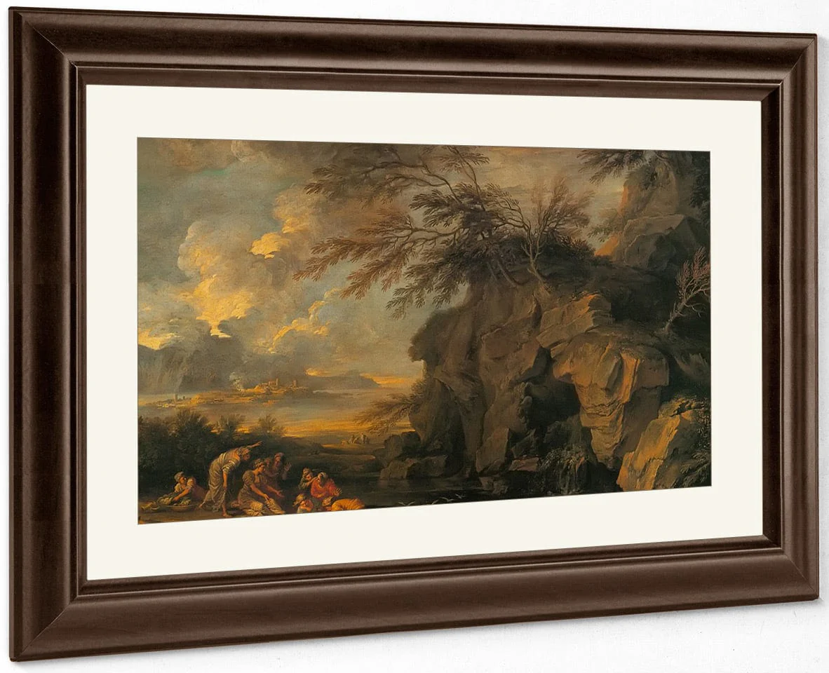 The Finding Of Moses By Salvator Rosa - Image 3