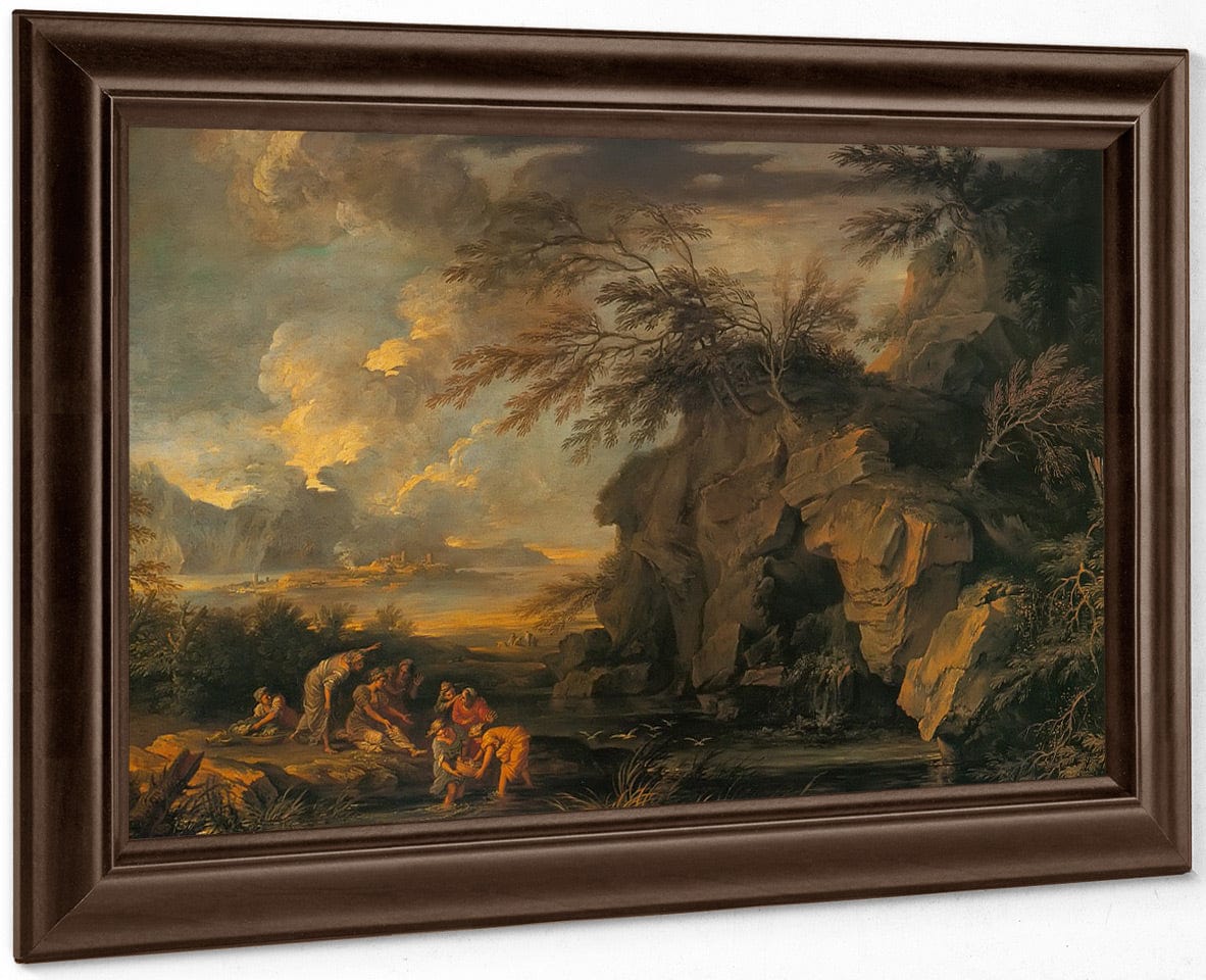 The Finding Of Moses By Salvator Rosa - Image 4