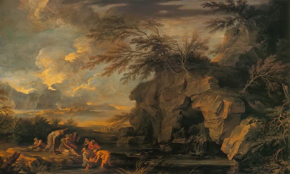 The Finding Of Moses By Salvator Rosa - Image 5