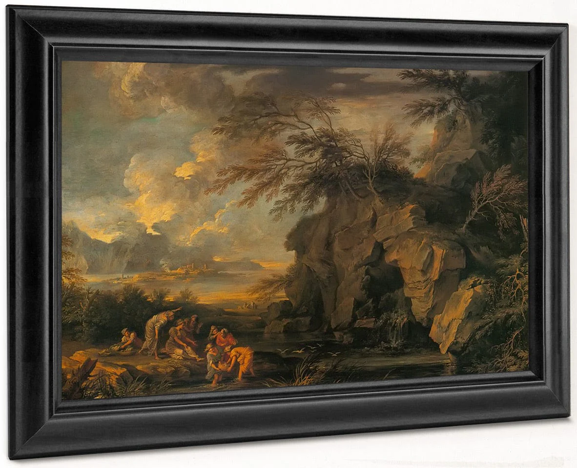 The Finding Of Moses By Salvator Rosa - Image 6