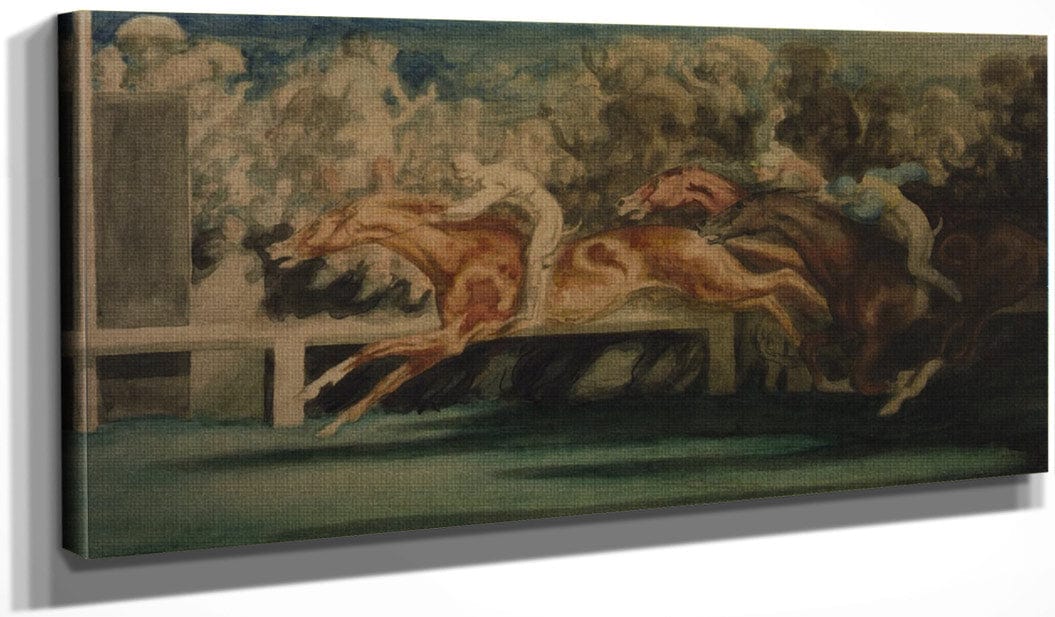 The Finish Of The Horse Race By Louis Anquetin - Image 3