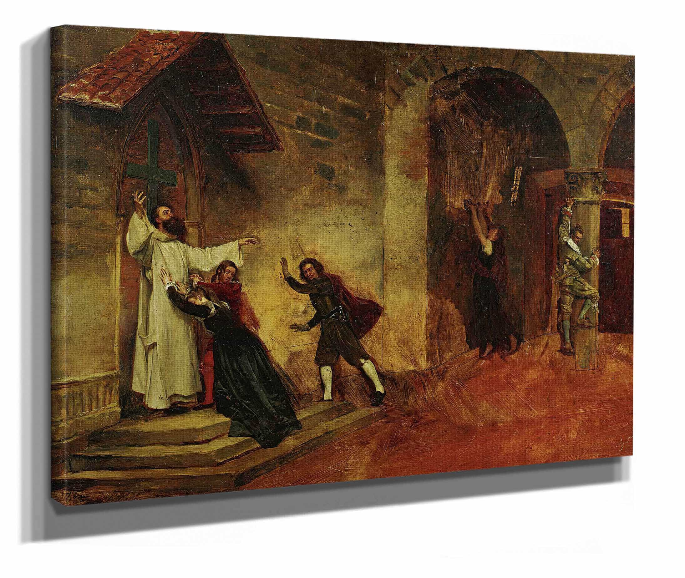 The Fire by Jean Paul Laurens - Image 2