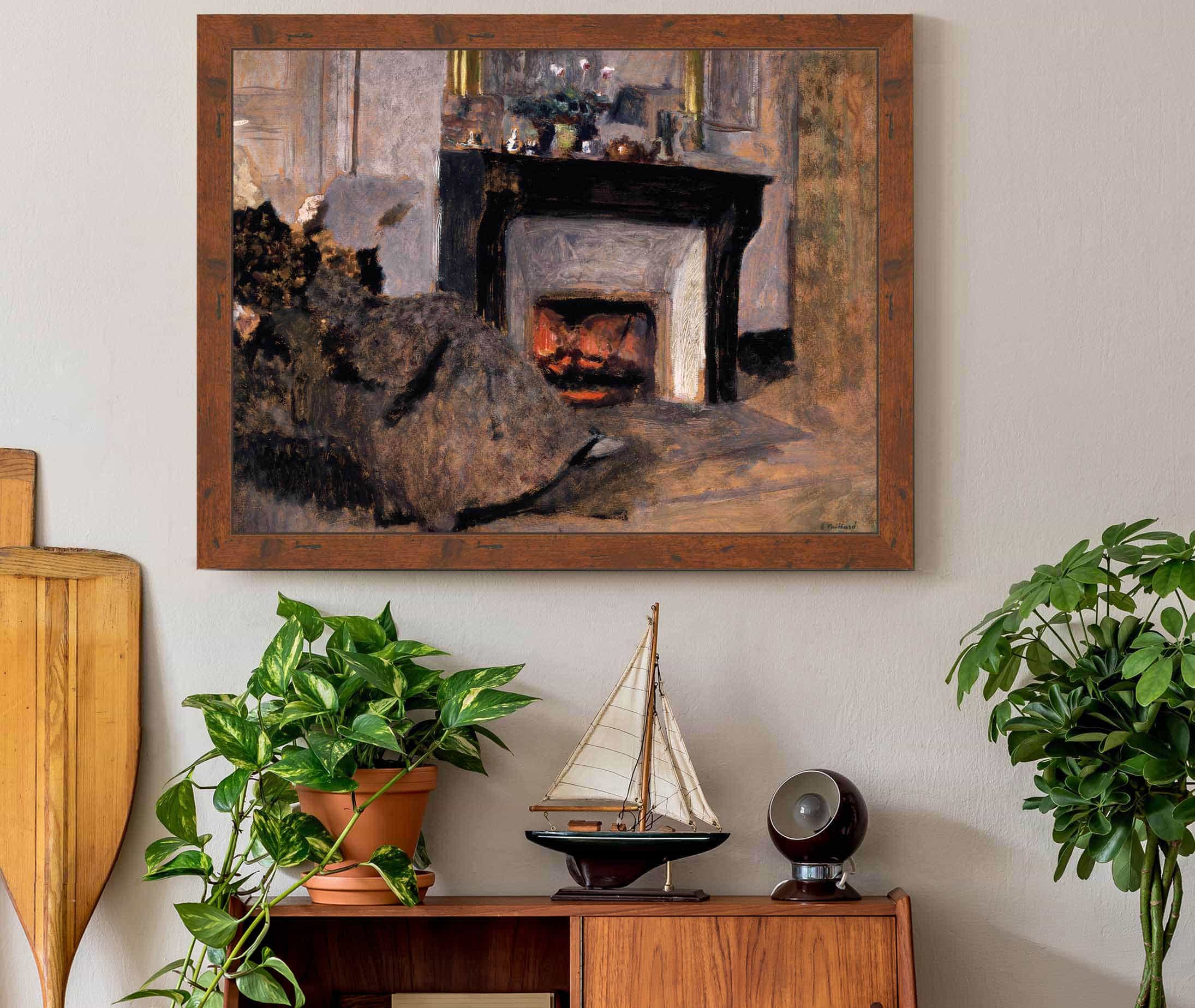 The Fireplace by Edouard Vuillard - Image 3