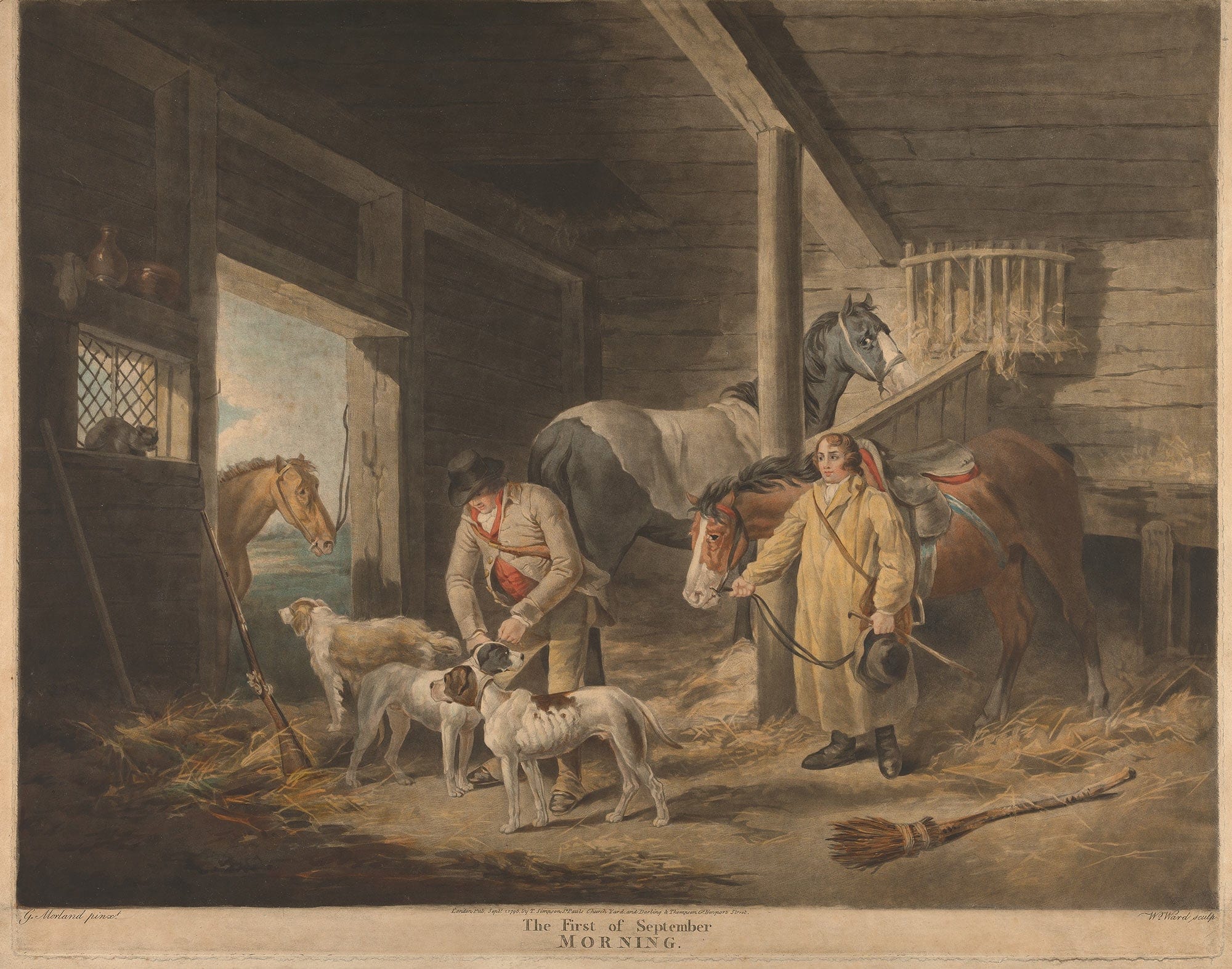 The First Of September Morning by George Morland - Image 2