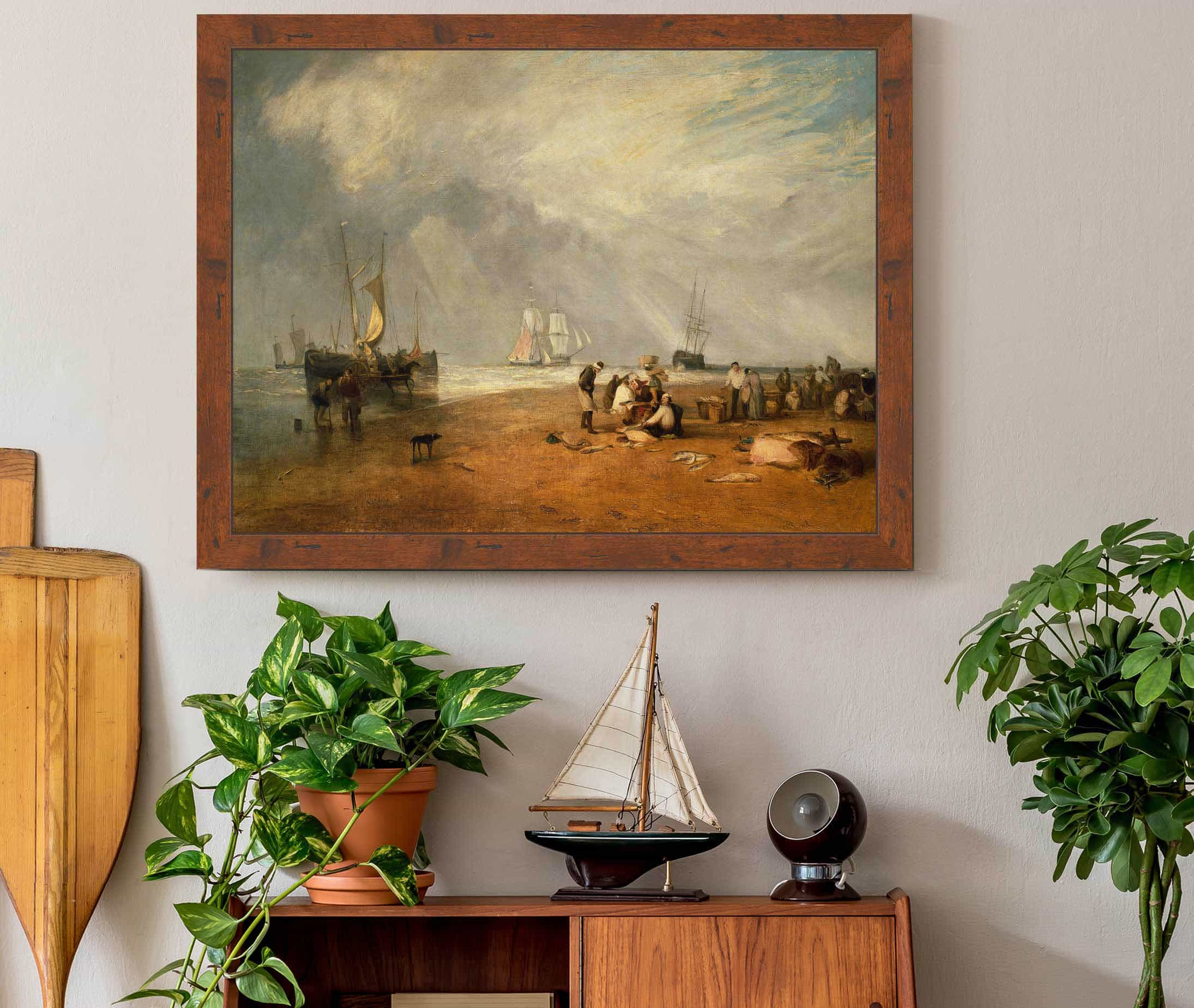 The Fish Market At Hastings Beach by Joseph Mallord William Turner - Image 3