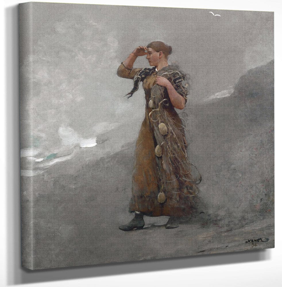 The Fisher Girl By Winslow Homer